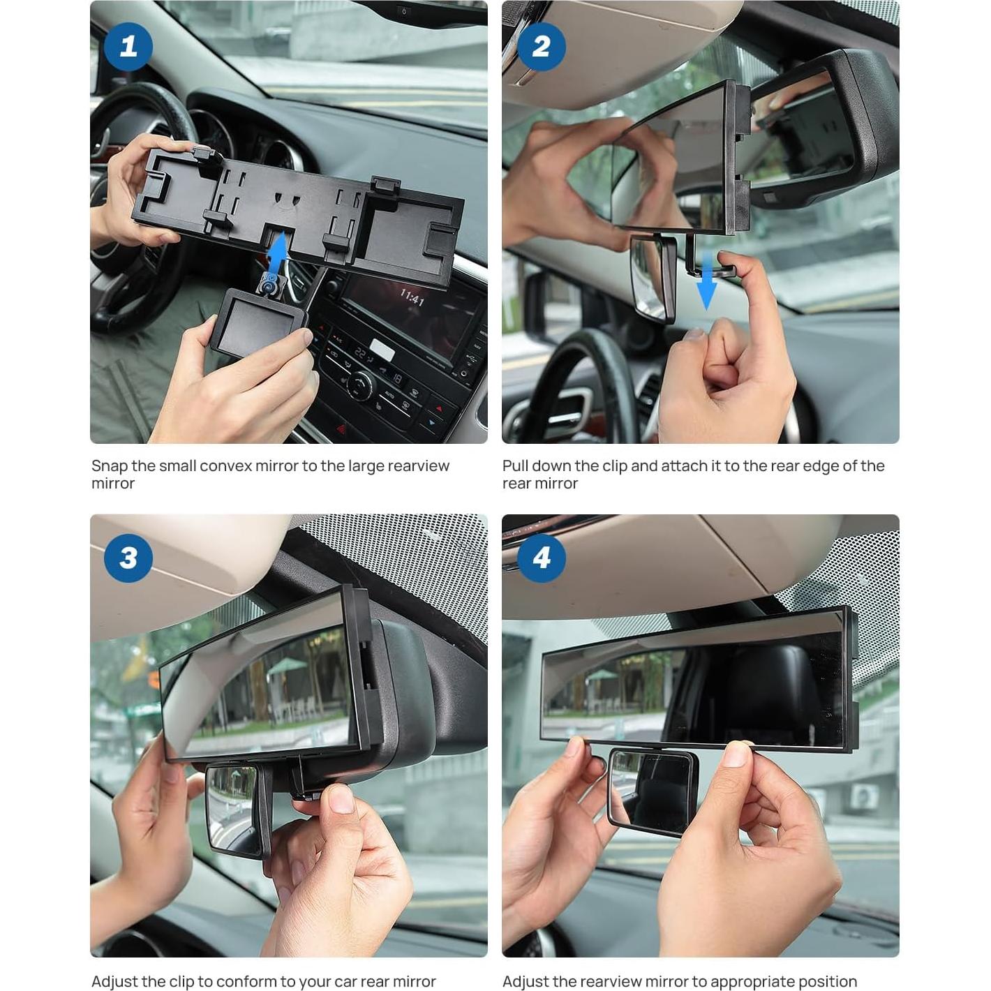 Espejo Retrovisor JOYTUTUS Convexo 27.94 cm para Bebés