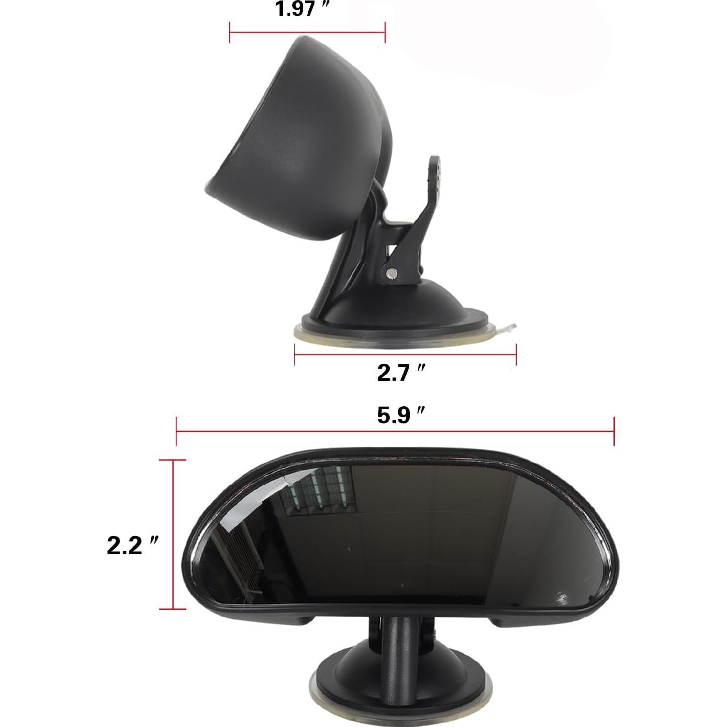 Espejo Retrovisor para Bebés LoyaGour CBM-001 Ajustable 360°