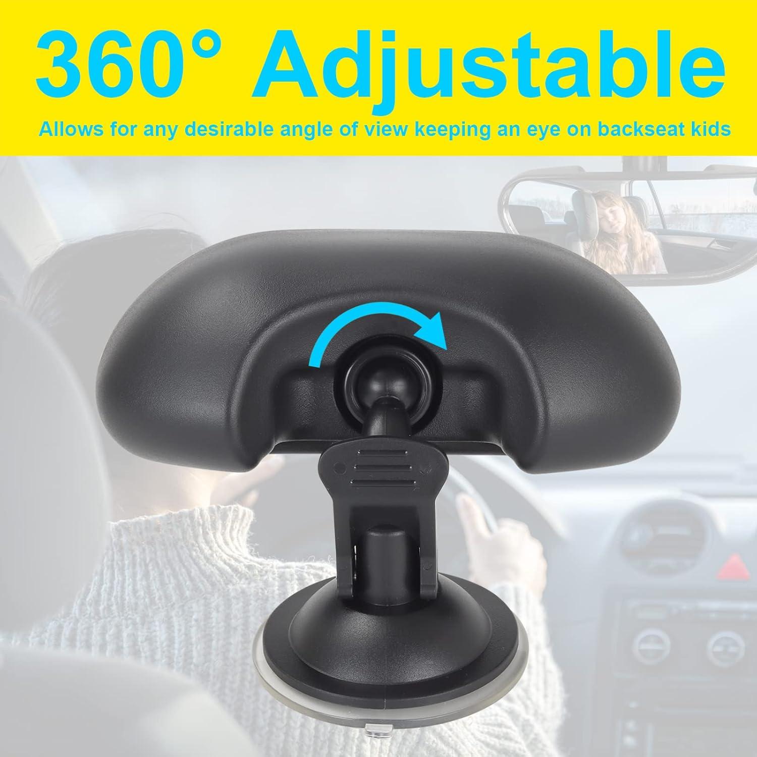 Espejo Retrovisor para Bebés LoyaGour CBM-001 Ajustable 360°