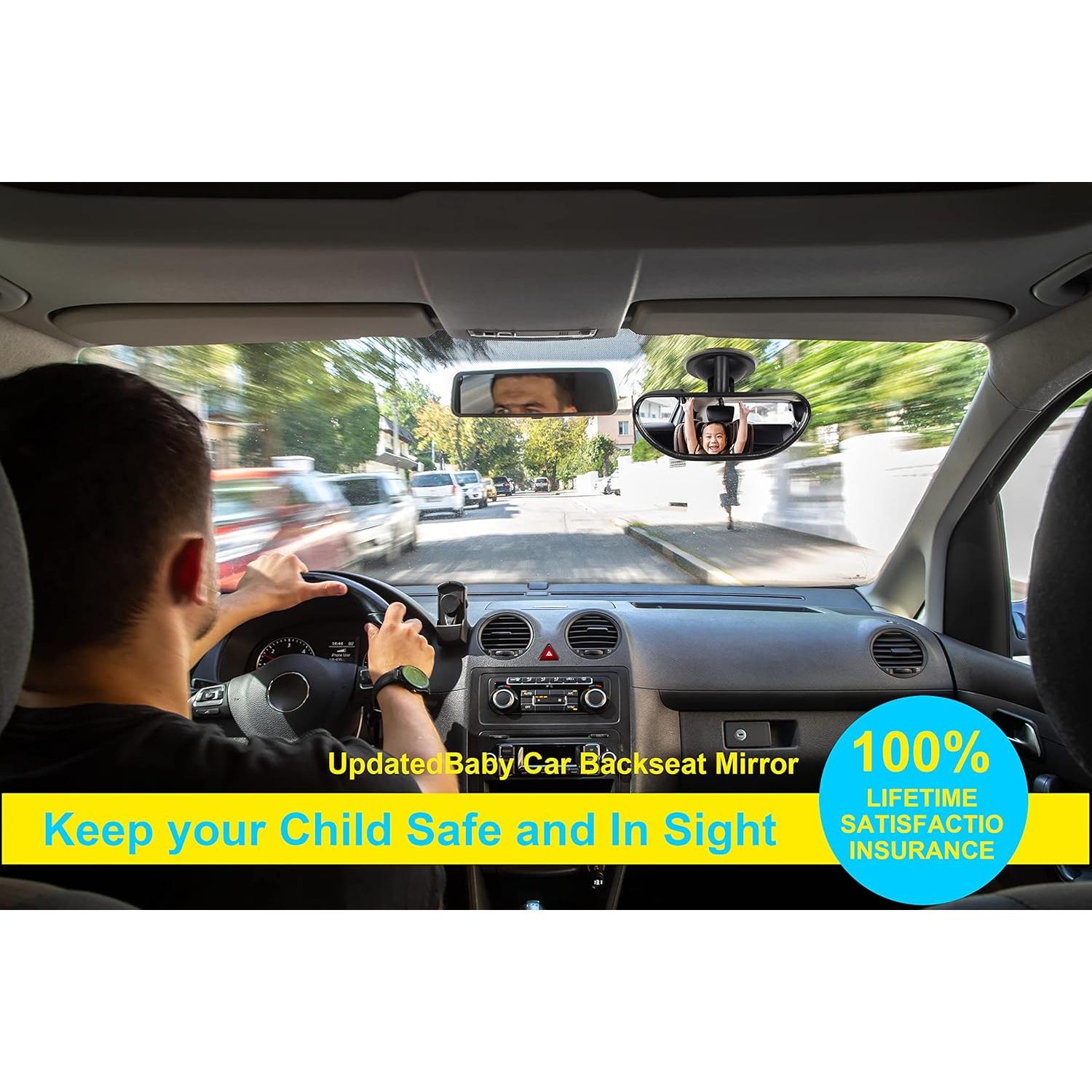 Espejo Retrovisor para Bebés LoyaGour CBM-001 Ajustable 360°