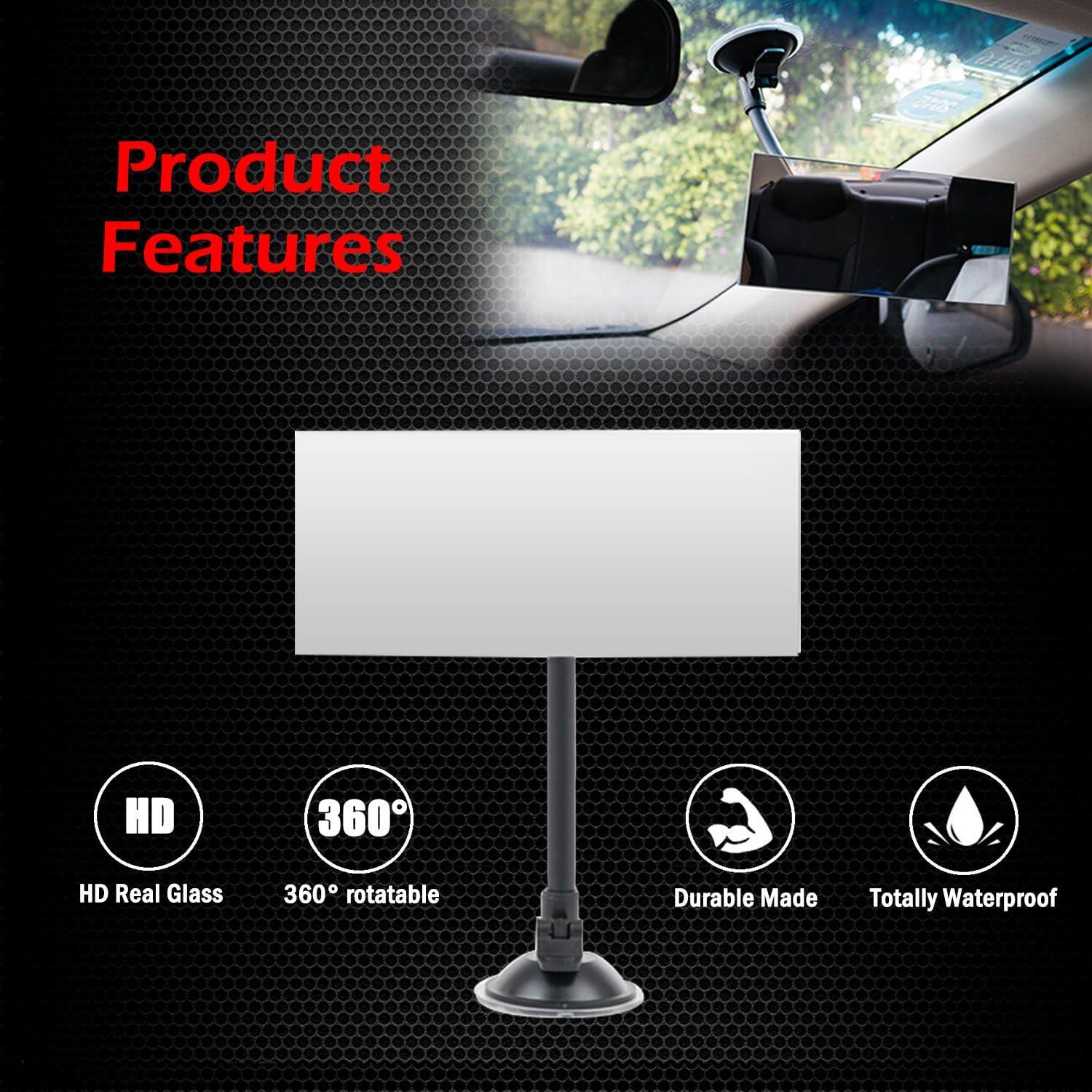 Espejo Retrovisor para Bebé Ampper Convexo con Ventosa 17x7.4cm