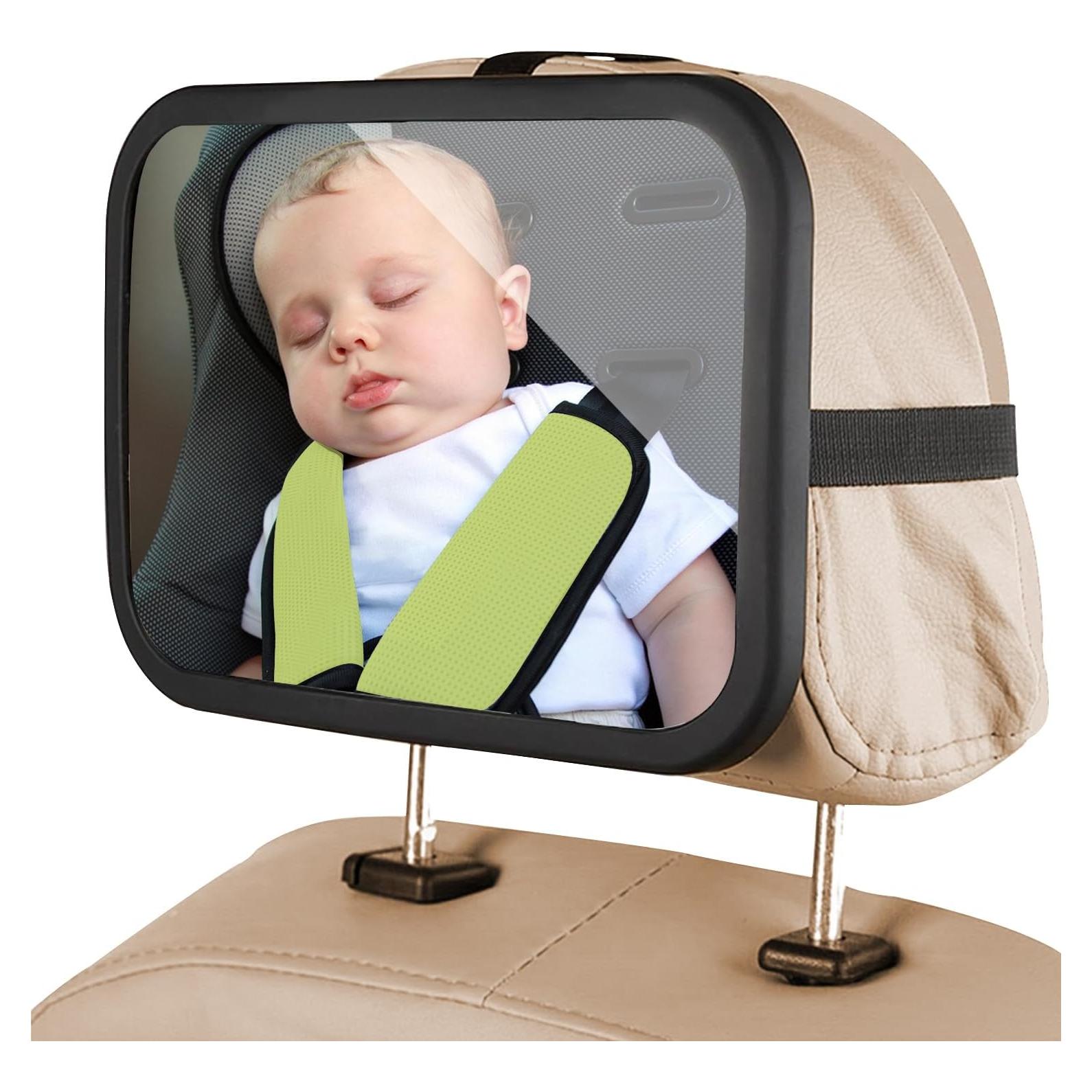 Espejo de Coche para Bebés iFamily PM03 Irrompible 34x19 cm