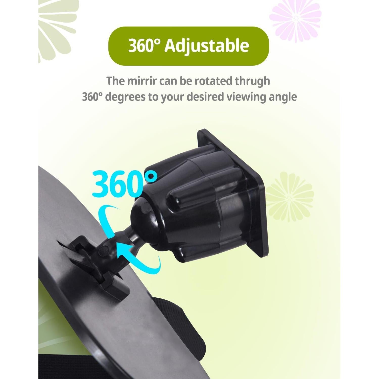 Espejo de Coche para Bebés iFamily PM03 Irrompible 34x19 cm