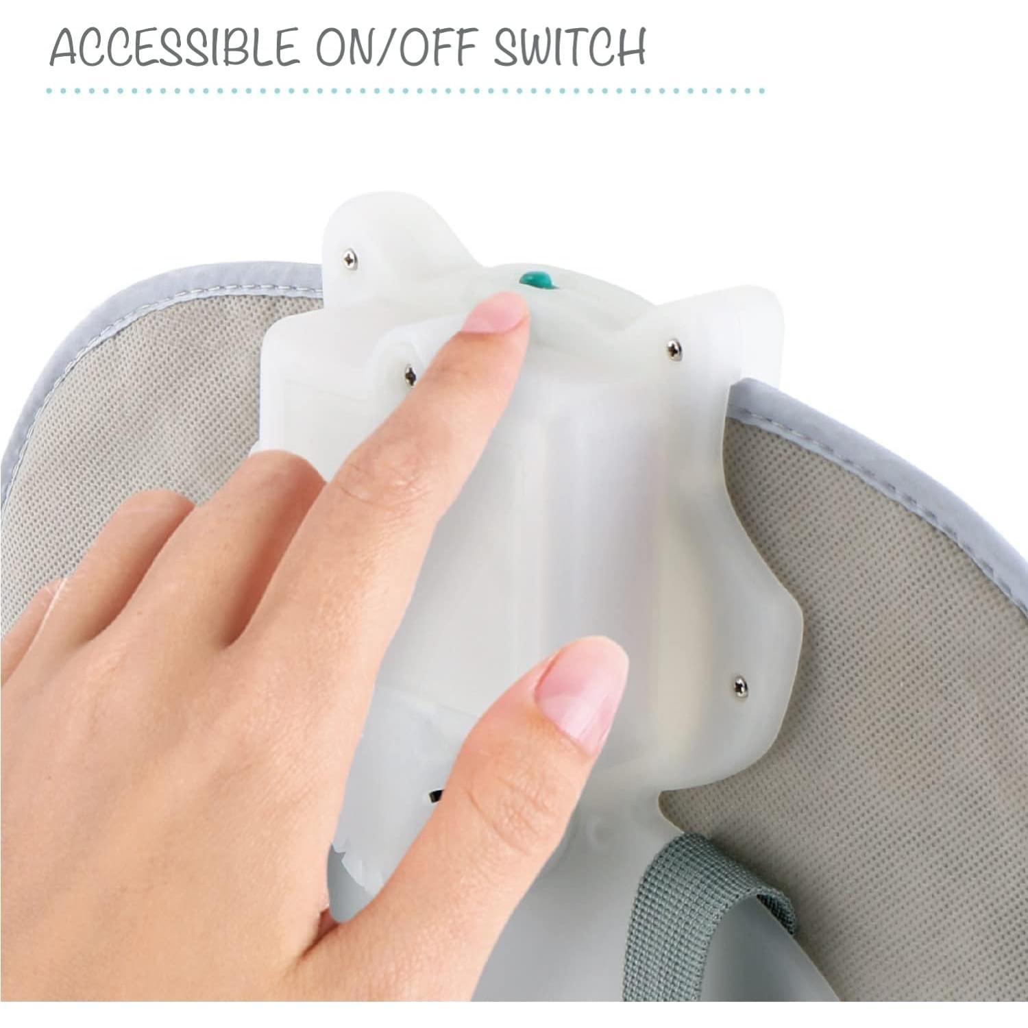 Espejo Musical para Auto The Peanutshell Ovalado con Luces