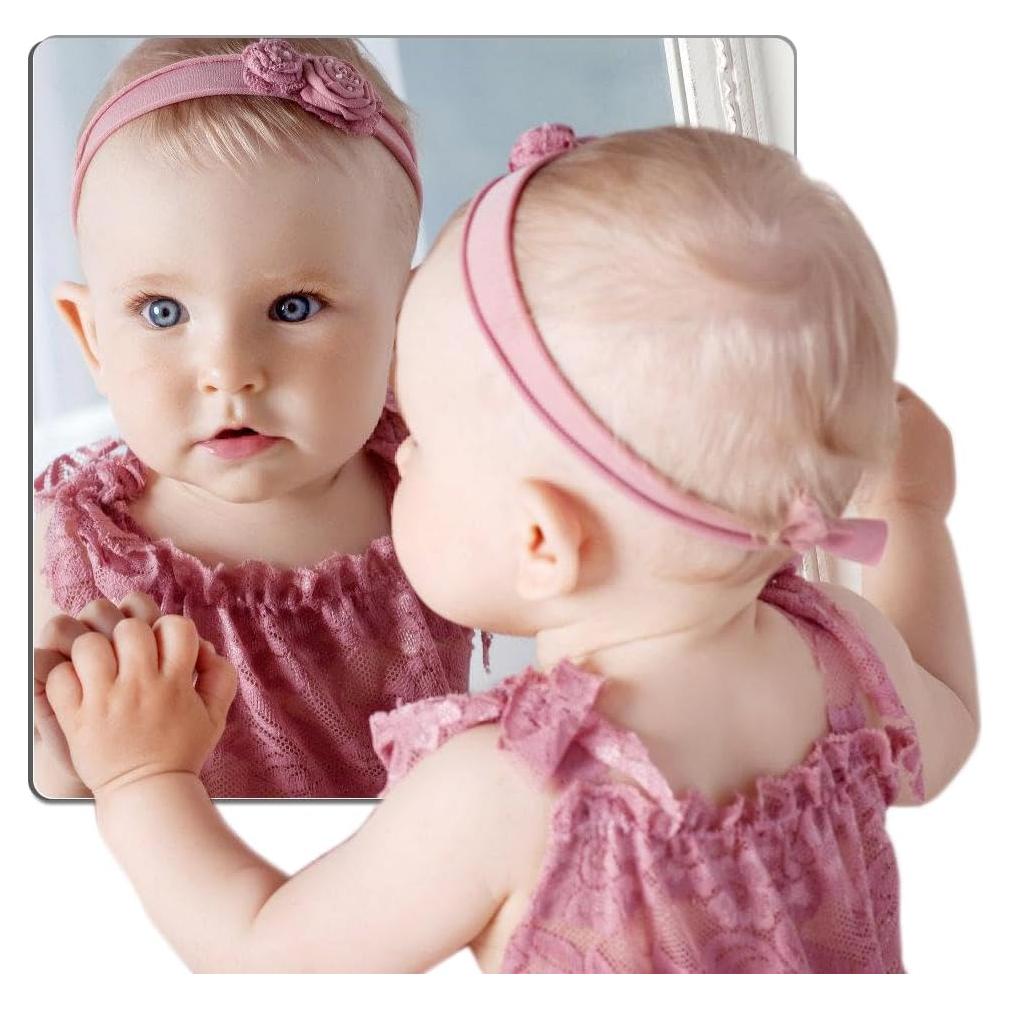 Espejo Acrílico Irrompible Quegau 20x20cm para Niños