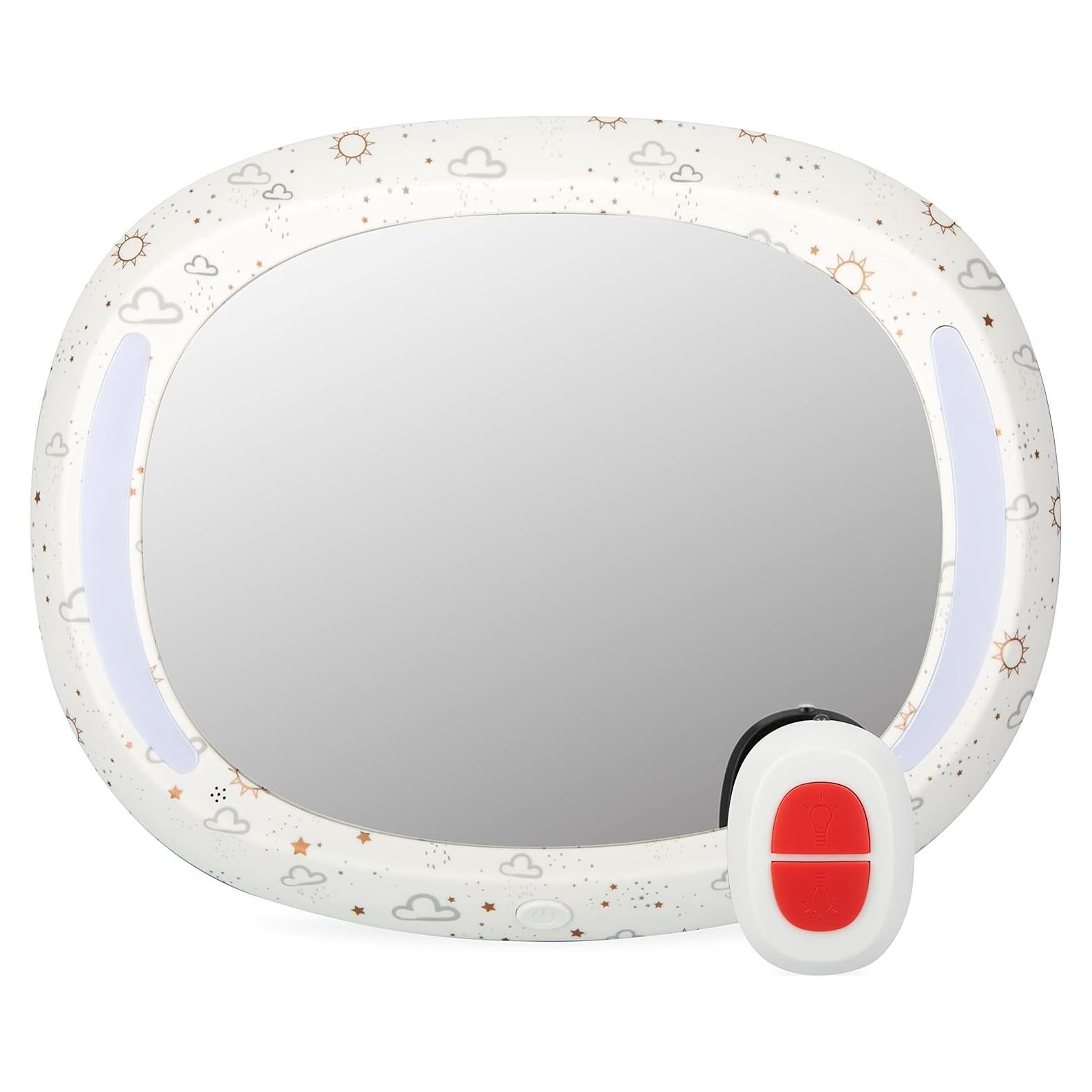 Espejo para Bebés Nuby con Luz LED y Control Remoto - Grande
