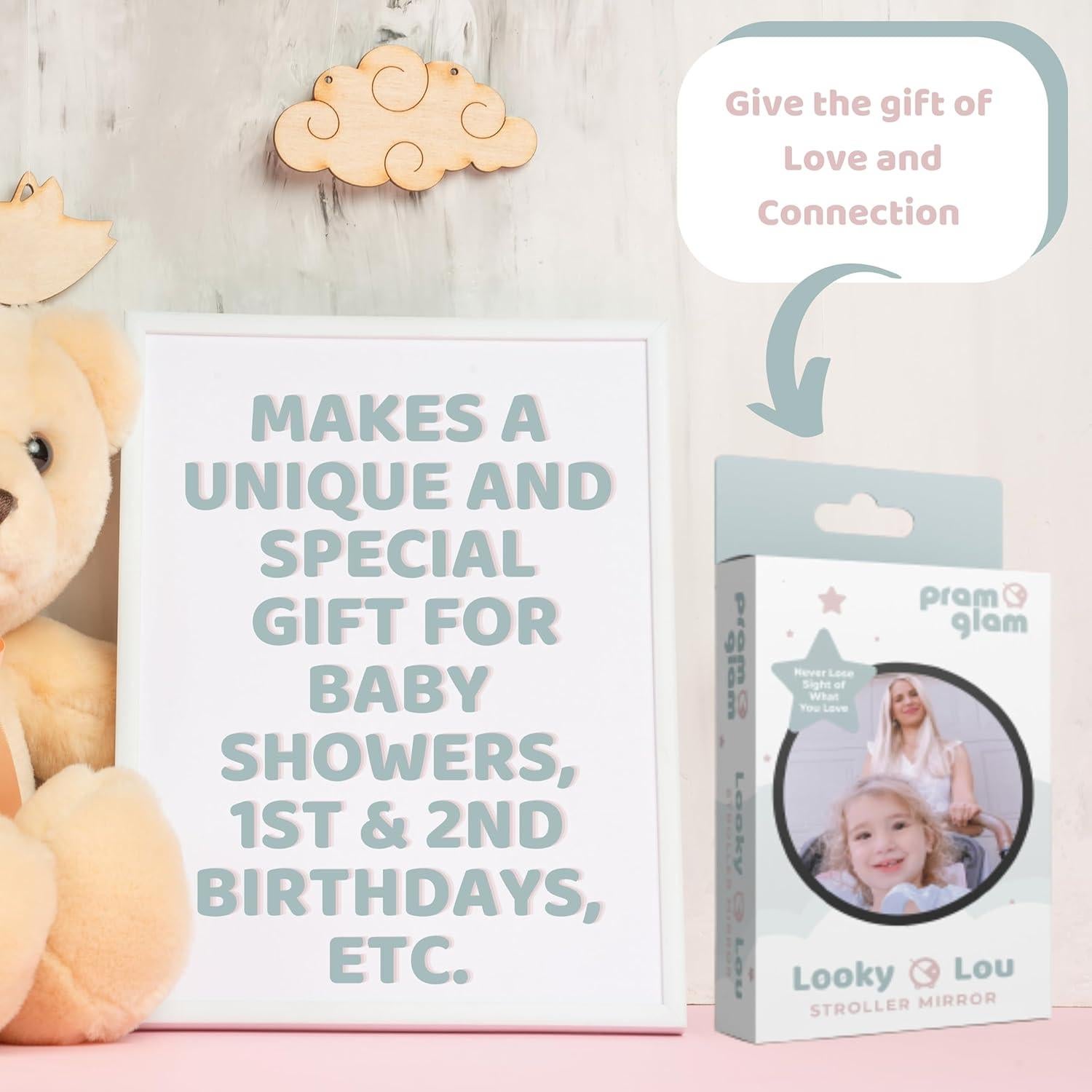 Espejo de Cochecito Pramglam Looky Lou - Ajuste Universal