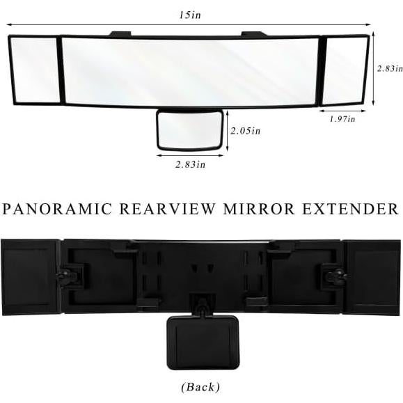Espejo Retrovisor 38.1 cm FSTURIOS con Espejo para Bebé