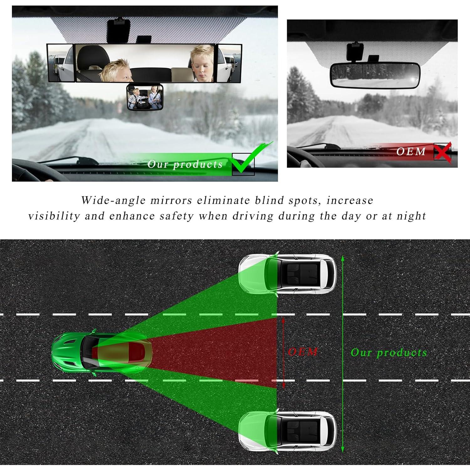 Espejo Retrovisor 38.1 cm FSTURIOS con Espejo para Bebé