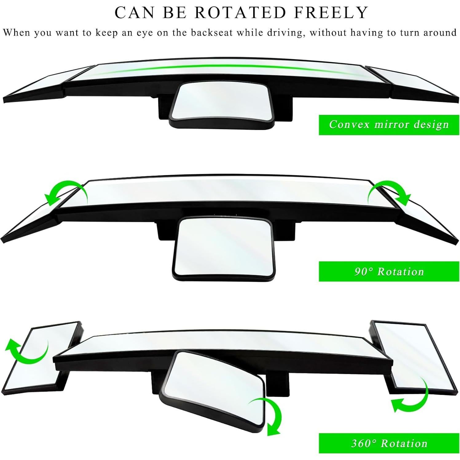 Espejo Retrovisor 38.1 cm FSTURIOS con Espejo para Bebé