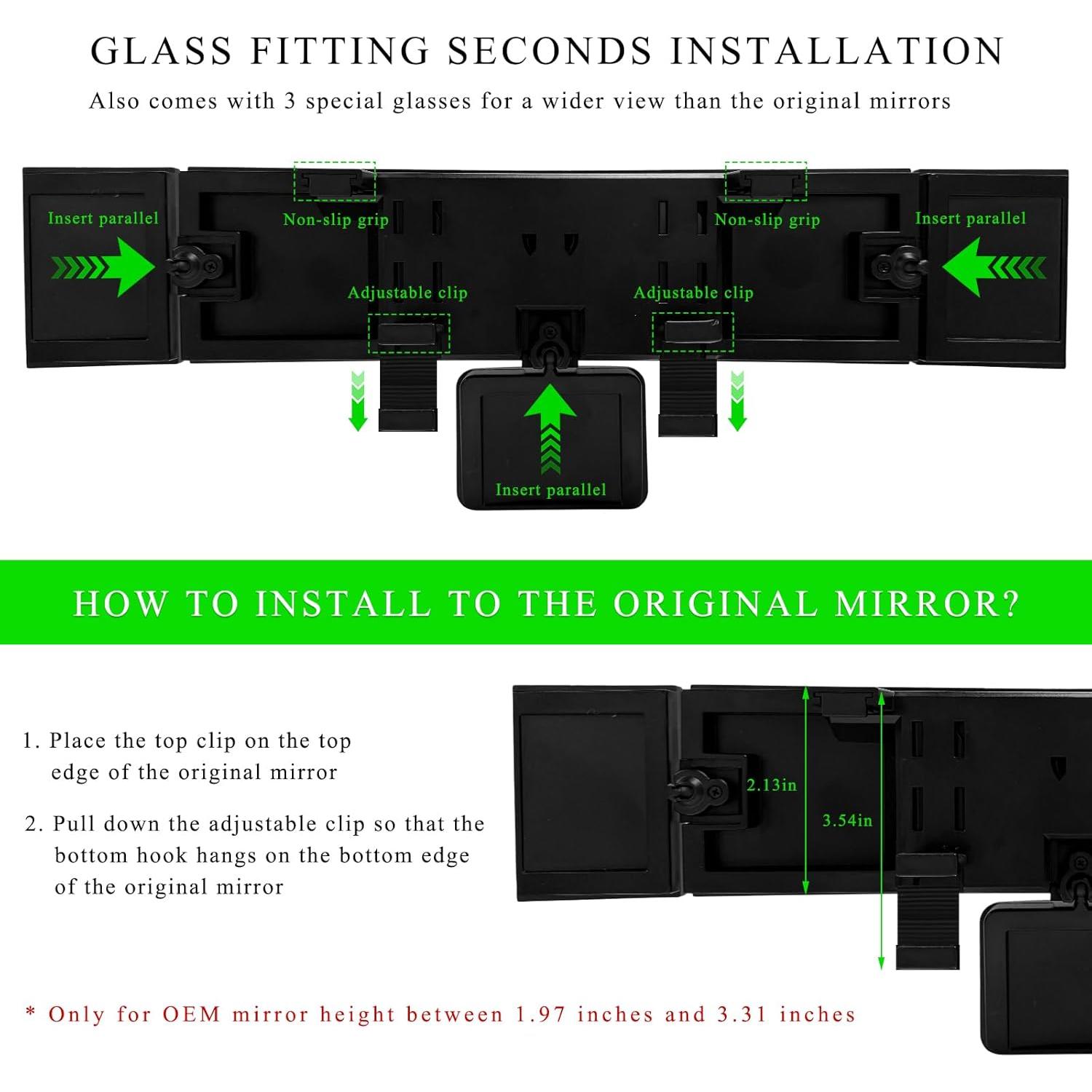 Espejo Retrovisor 38.1 cm FSTURIOS con Espejo para Bebé