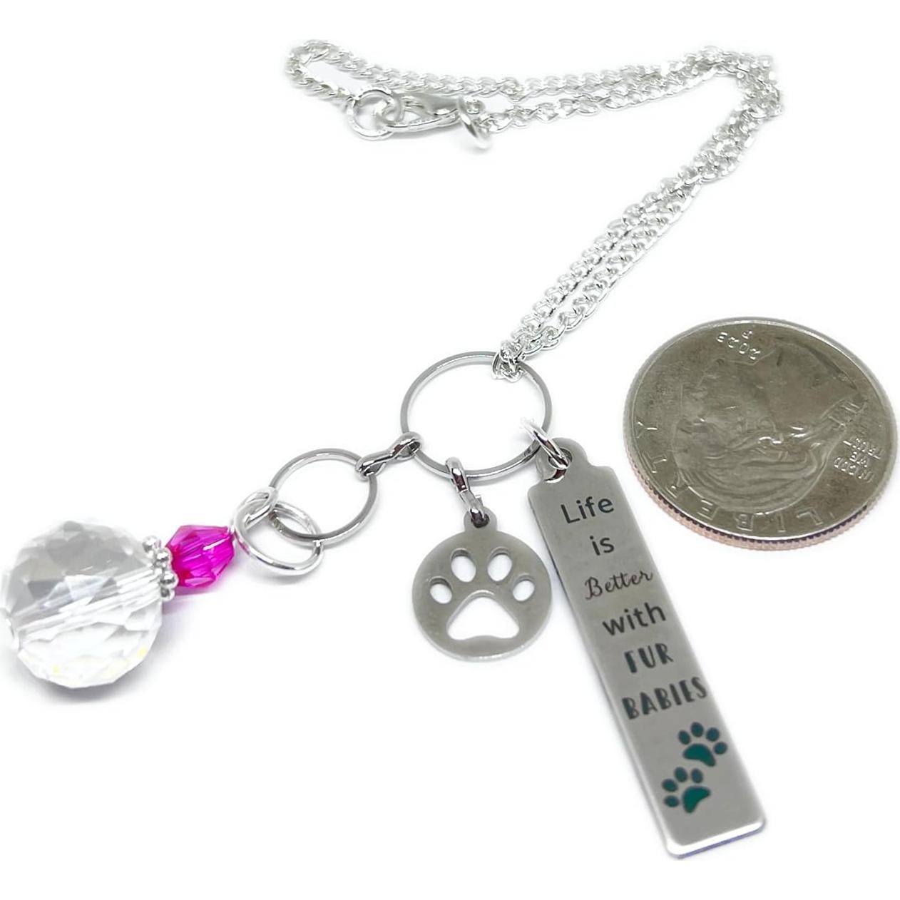 Atrapa Rayos para Espejo de Coche - Encanto Mascotas 16.5cm