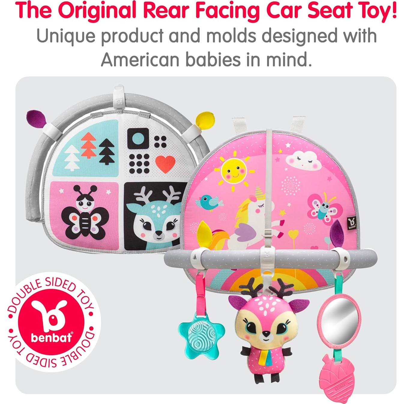 Juguete para Silla de Auto Benbat CA651 Doble Cara Rosa