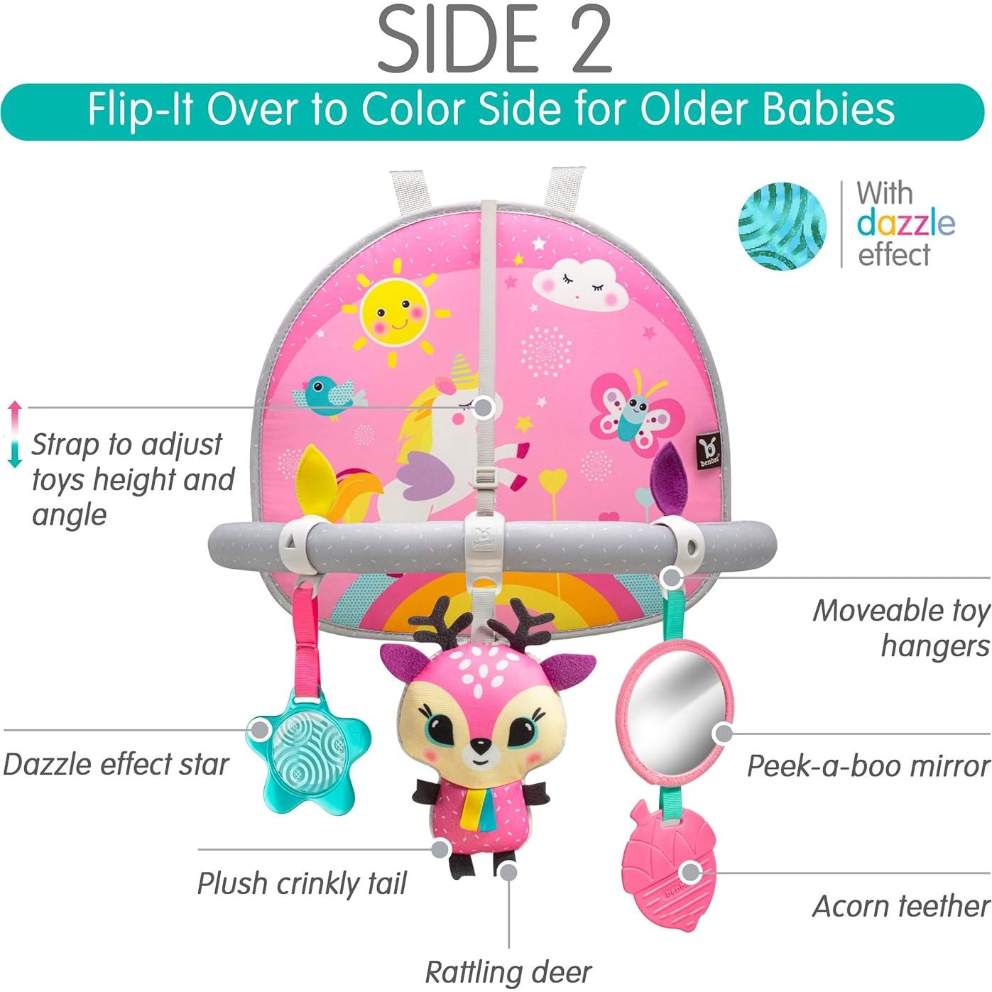 Juguete para Silla de Auto Benbat CA651 Doble Cara Rosa