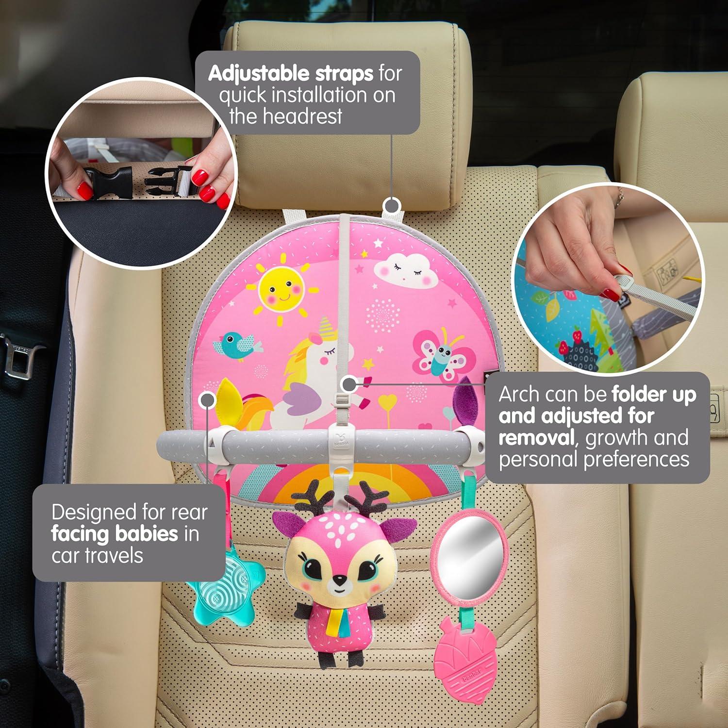 Juguete para Silla de Auto Benbat CA651 Doble Cara Rosa