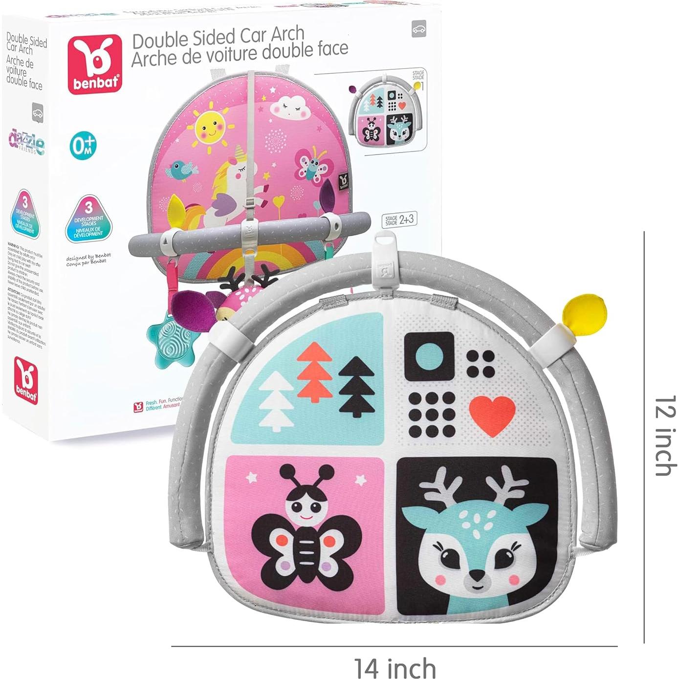 Juguete para Silla de Auto Benbat CA651 Doble Cara Rosa