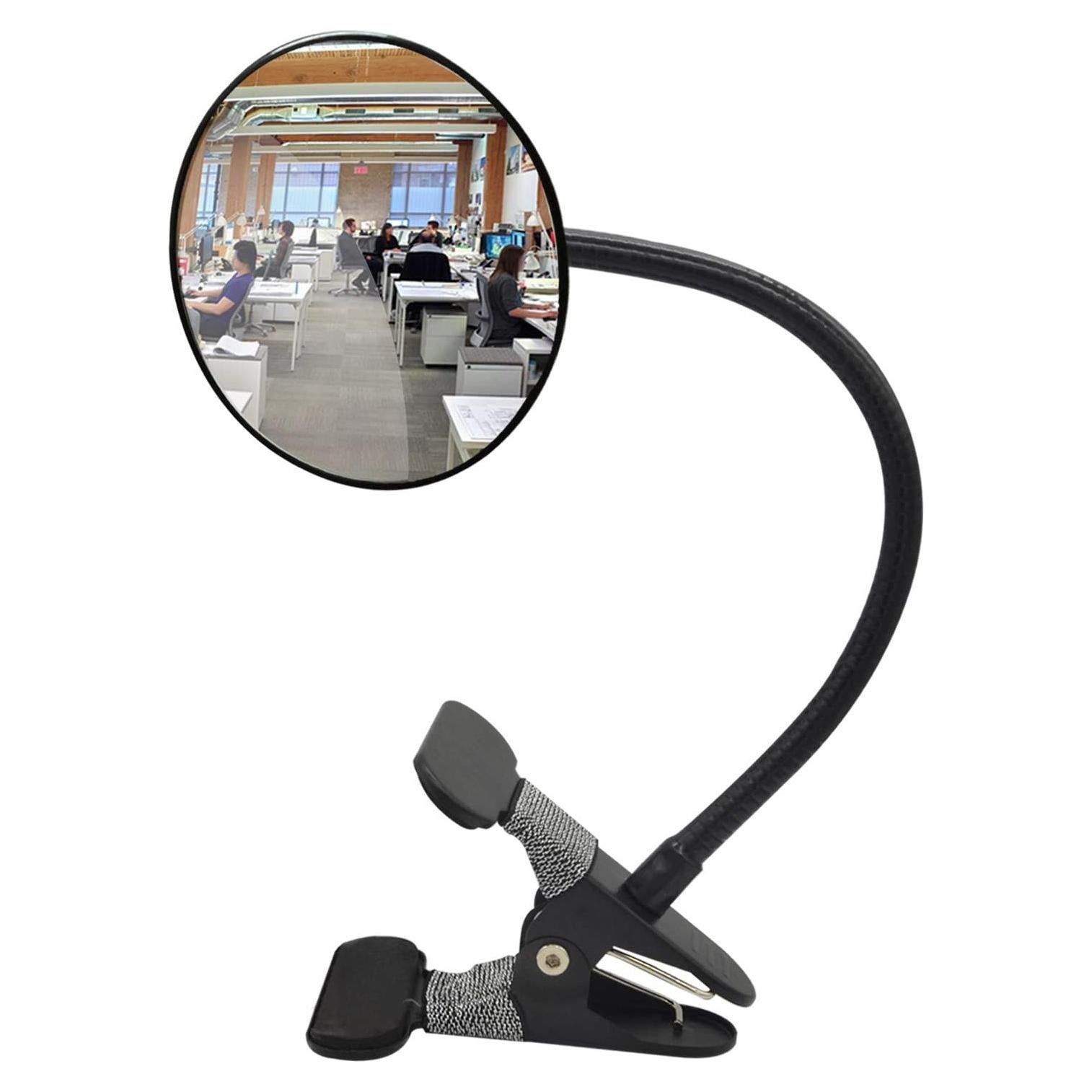 Espejo Convexo Acrílico Ampper 9.53 cm Clip On para Seguridad