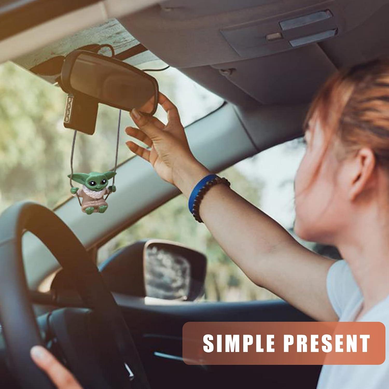 Colgante decorativo para espejo de coche Alwoligag Yoda-C