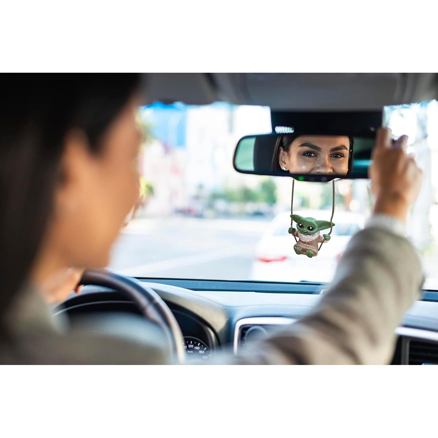 Colgante decorativo para espejo de coche Alwoligag Yoda-C