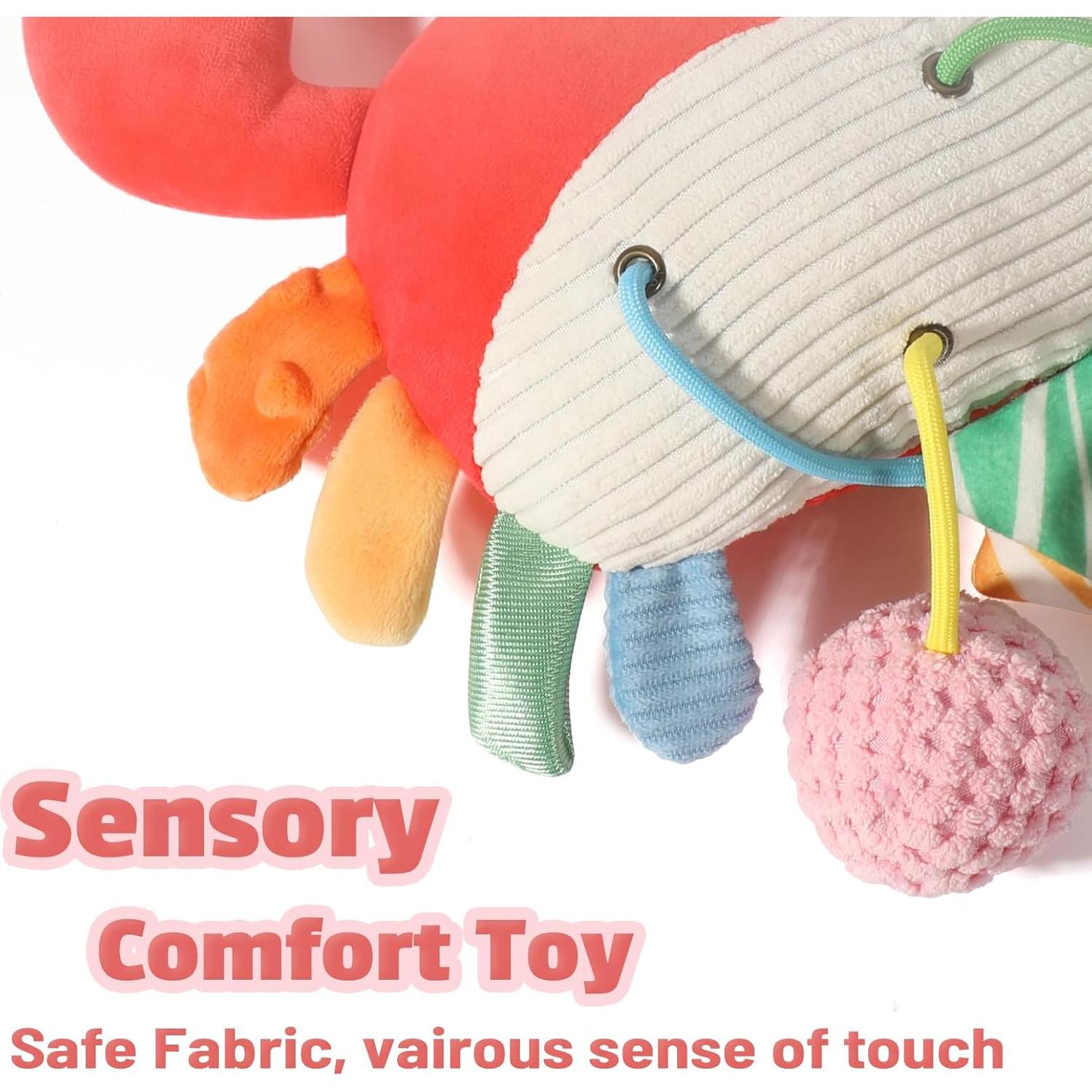 Juguete de Cochecito UTOPLIKEY Cangrejo Sensorial 0-12 Meses