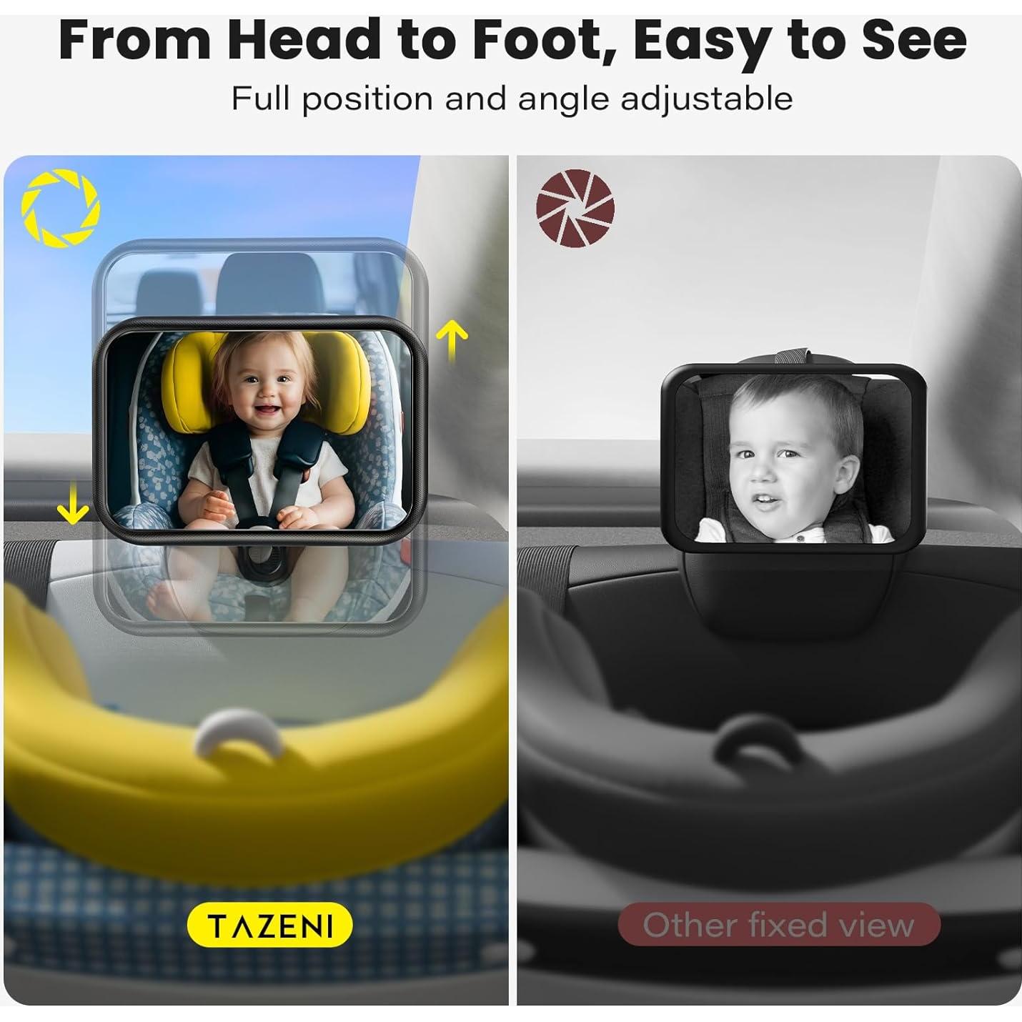 Espejo para Bebé TAZENI BBJ-09 Ajuste Fijo 360° Antichoque