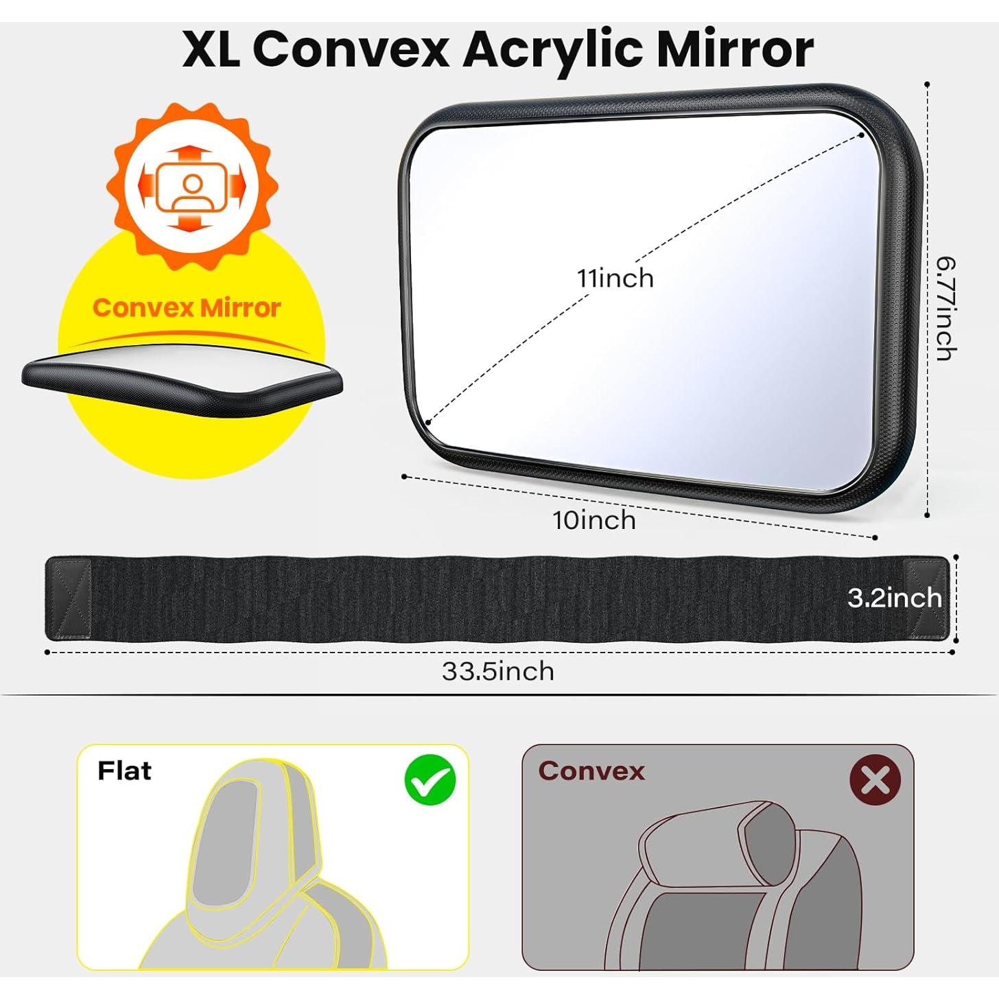 Espejo para Bebé TAZENI BBJ-09 Ajuste Fijo 360° Antichoque