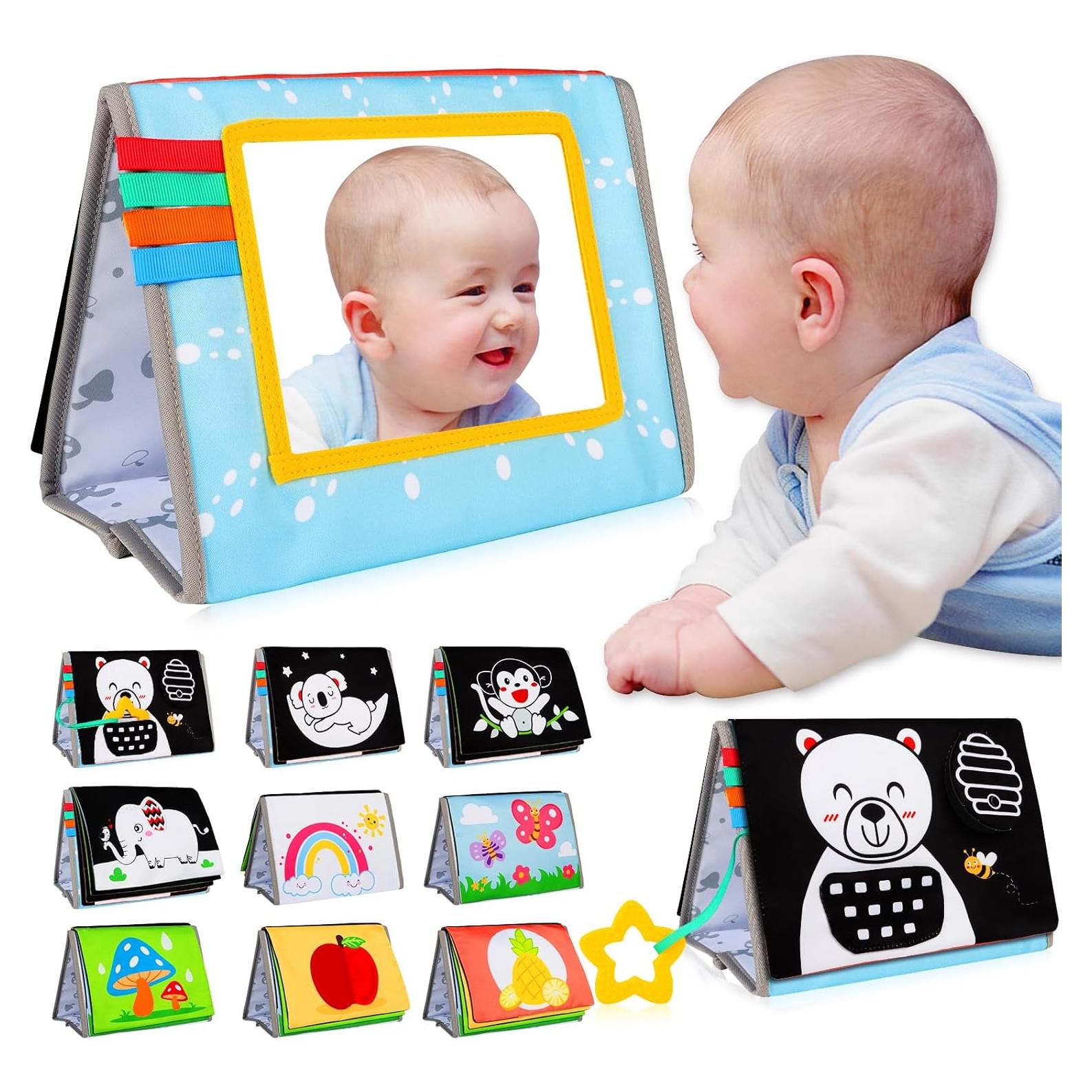 Espejo Boca Abajo Aboosam para Bebés 0-12 Meses - Juguete Sensorial