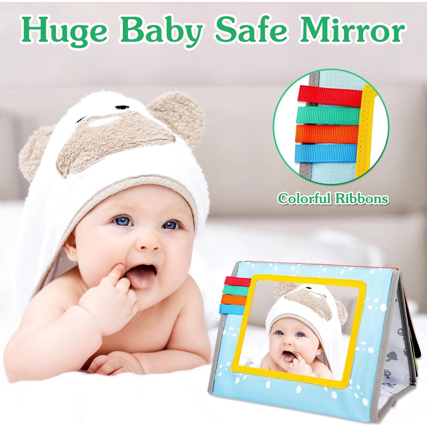 Espejo Boca Abajo Aboosam para Bebés 0-12 Meses - Juguete Sensorial