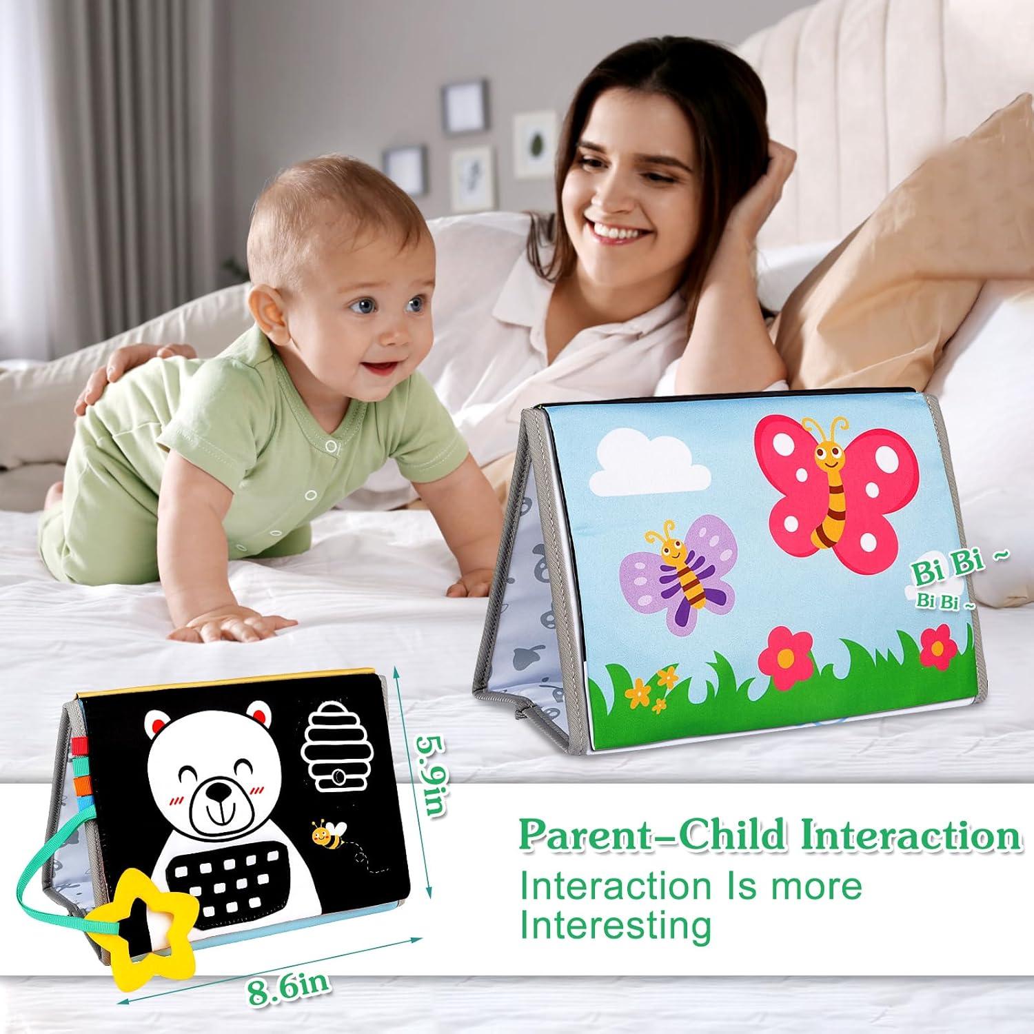 Espejo Boca Abajo Aboosam para Bebés 0-12 Meses - Juguete Sensorial