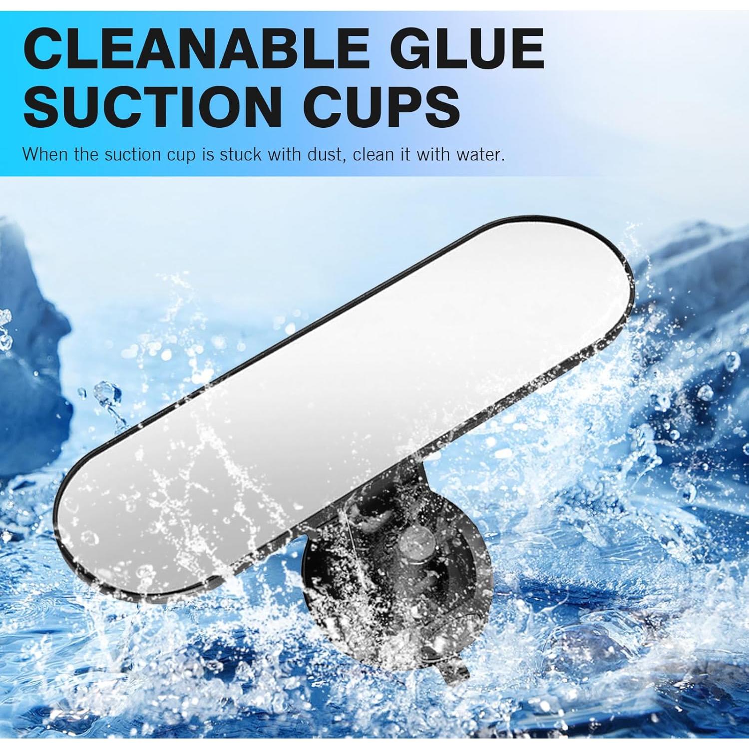 Espejo Retrovisor Ampliado Zeathery HERYHSJ601WH, 21.8x6.4cm