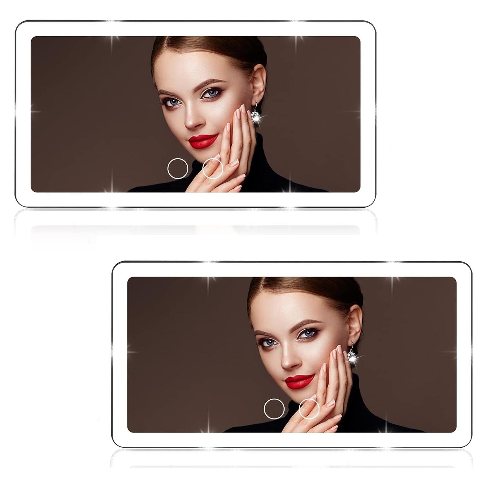 Espejo de Visera de Sol Vanmirr VM08-2 con Luz LED Regulable