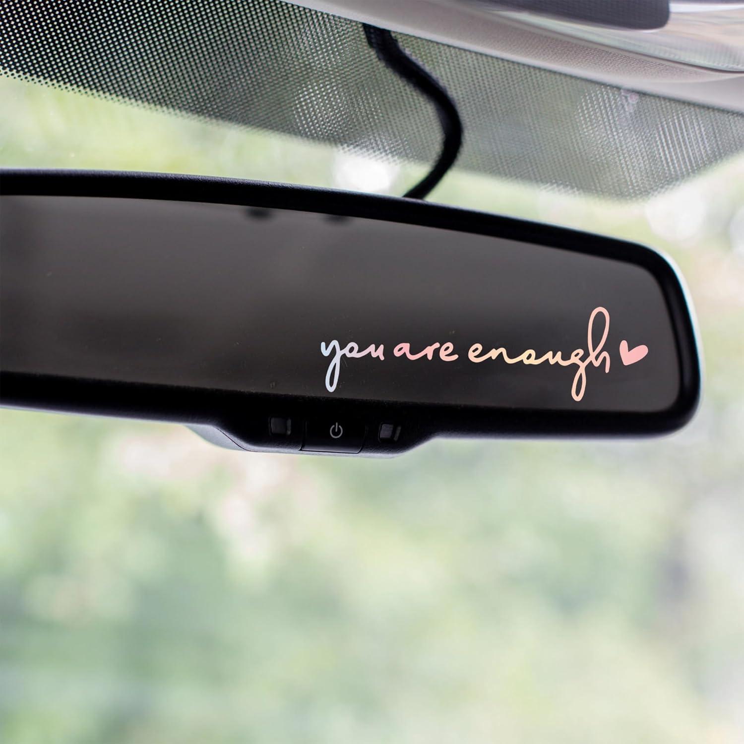 Calcomanías de Espejo Retrovisor Miarita - 3 Unidades Eres Suficiente