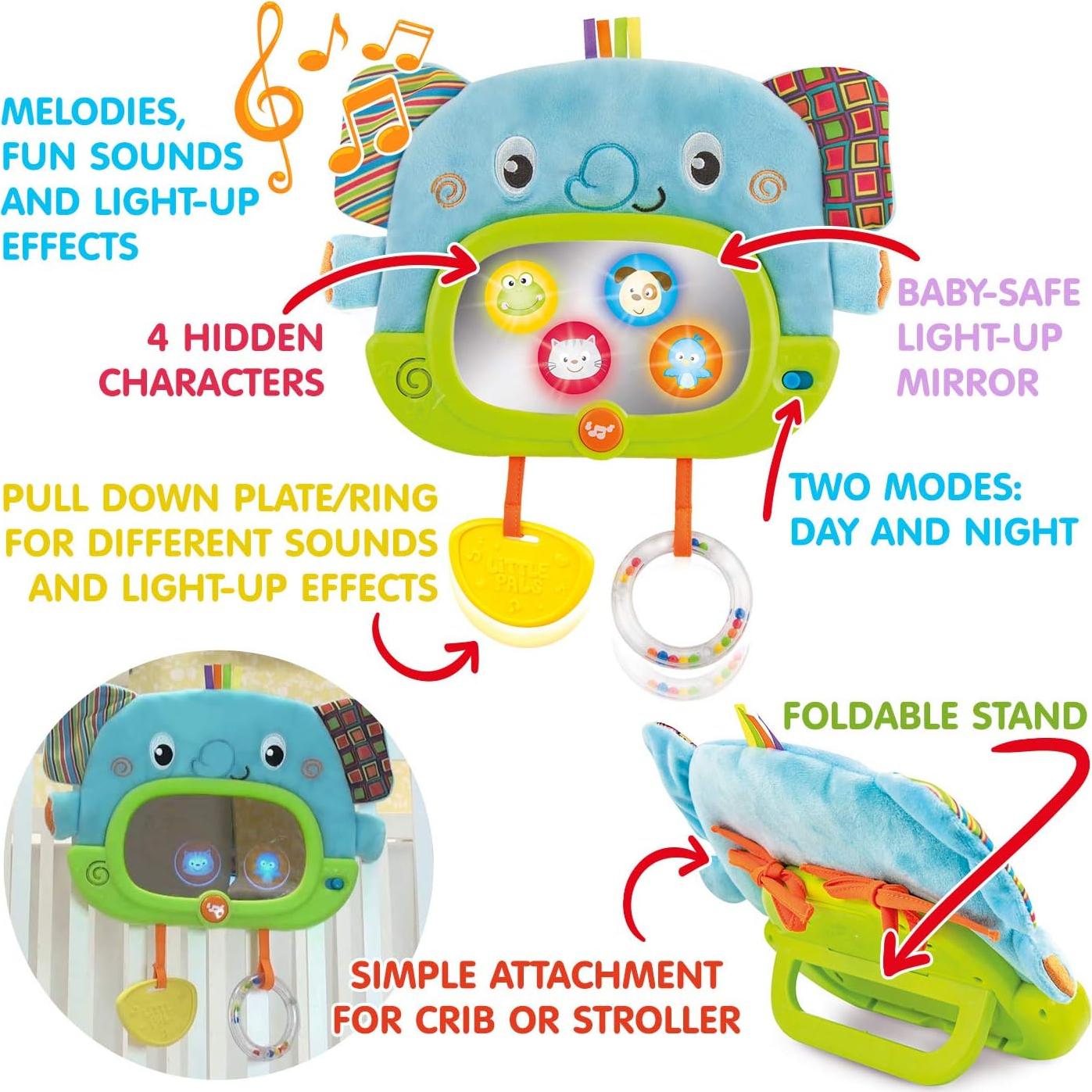 Espejo de Actividad para Bebés Bambiya con Luz y Sonido 0+ Meses