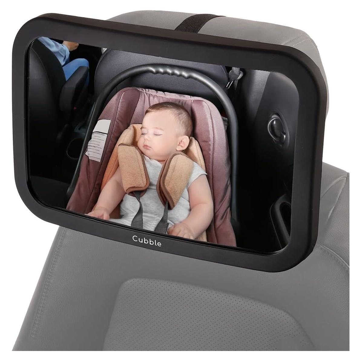 Espejo Retrovisor Cubble para Bebé 360° Ajustable Negro