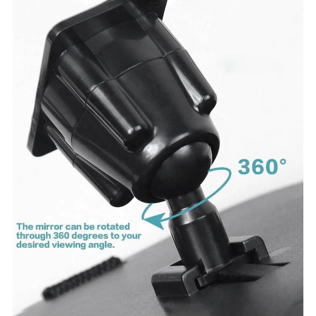 Espejo Retrovisor Cubble para Bebé 360° Ajustable Negro