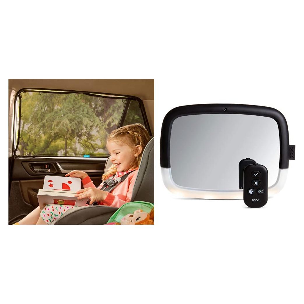 Cortina Solar Magnética Ajustable y Espejo Nocturno Munchkin