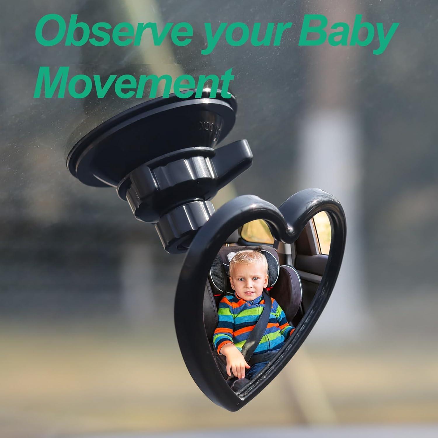 Espejo Convexo para Bebés LoyaGour LBM 7x7.7cm Ajustable