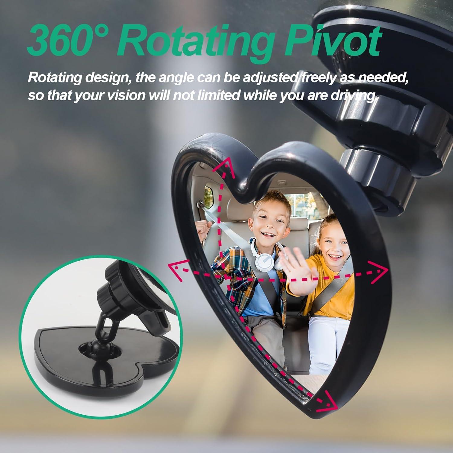 Espejo Convexo para Bebés LoyaGour LBM 7x7.7cm Ajustable