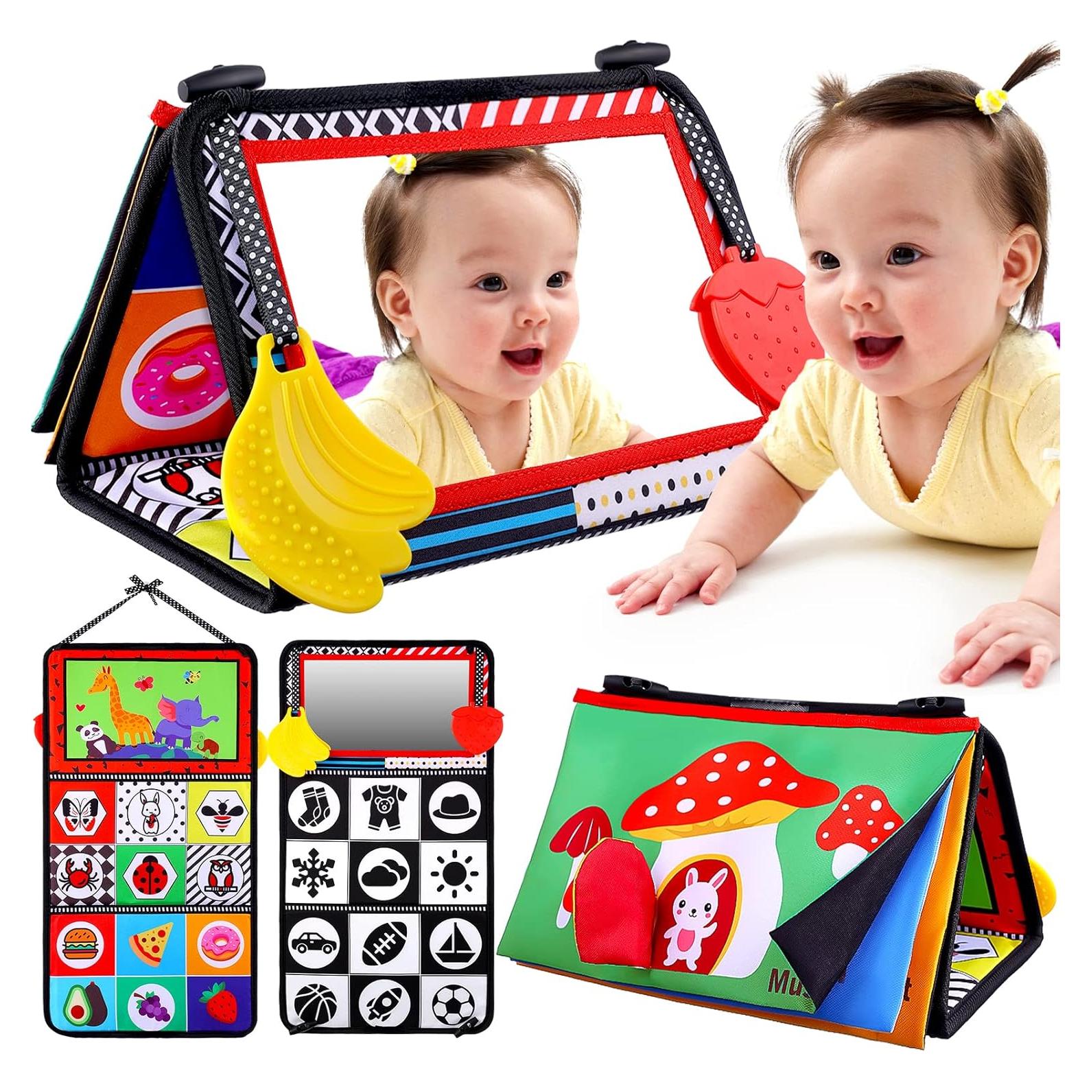 Espejo para Bebés 3 en 1 Keysense - Juguetes Sensoriales 0-6 Meses