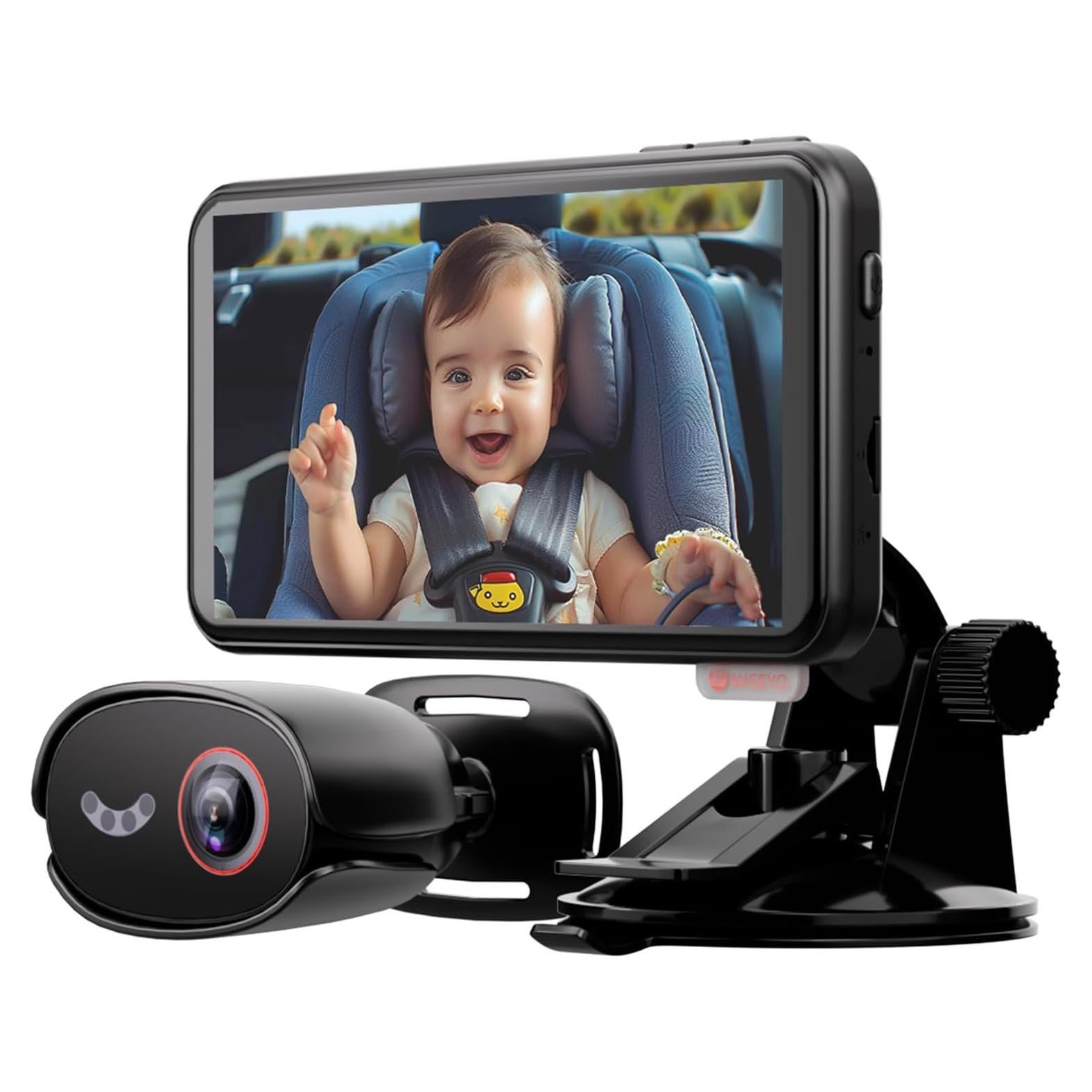 Cámara de Auto para Bebés AKEEYO BMC-X 1080P Pantalla 5.5"