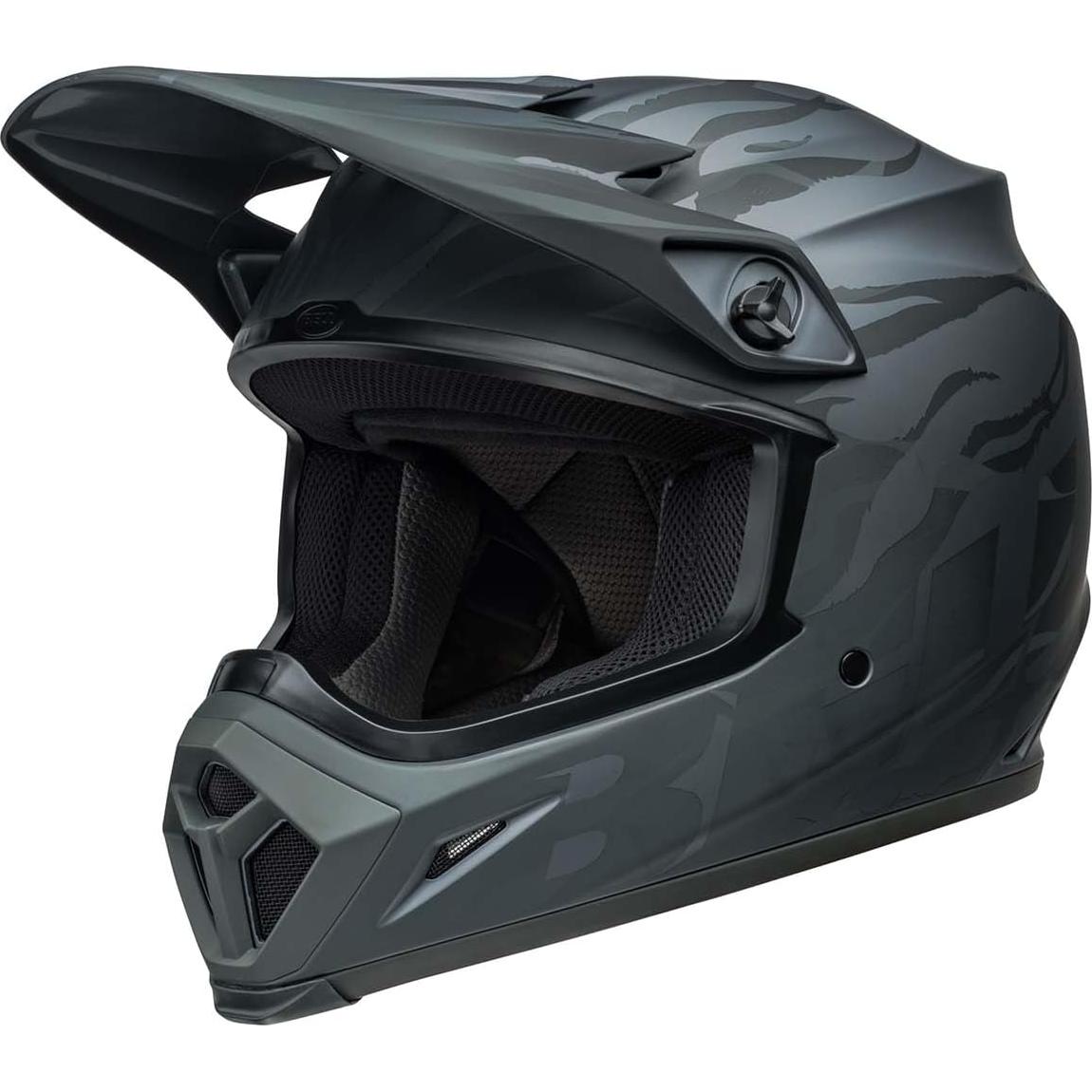 Casco de Motocross BELL MX-9 MIPS Grande Negro Mate