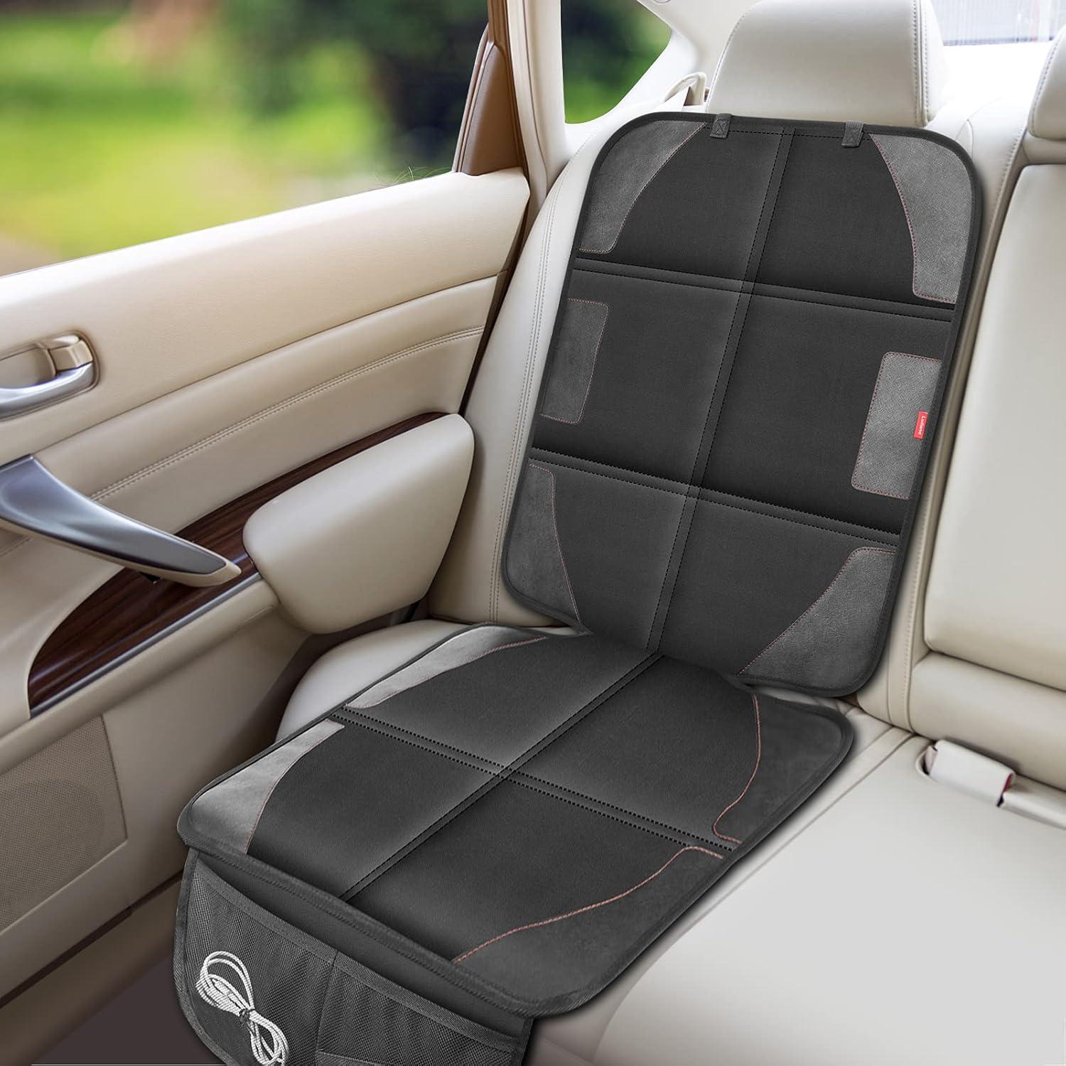 Protector de Asiento de Coche LUILANC Negro Impermeable 600D