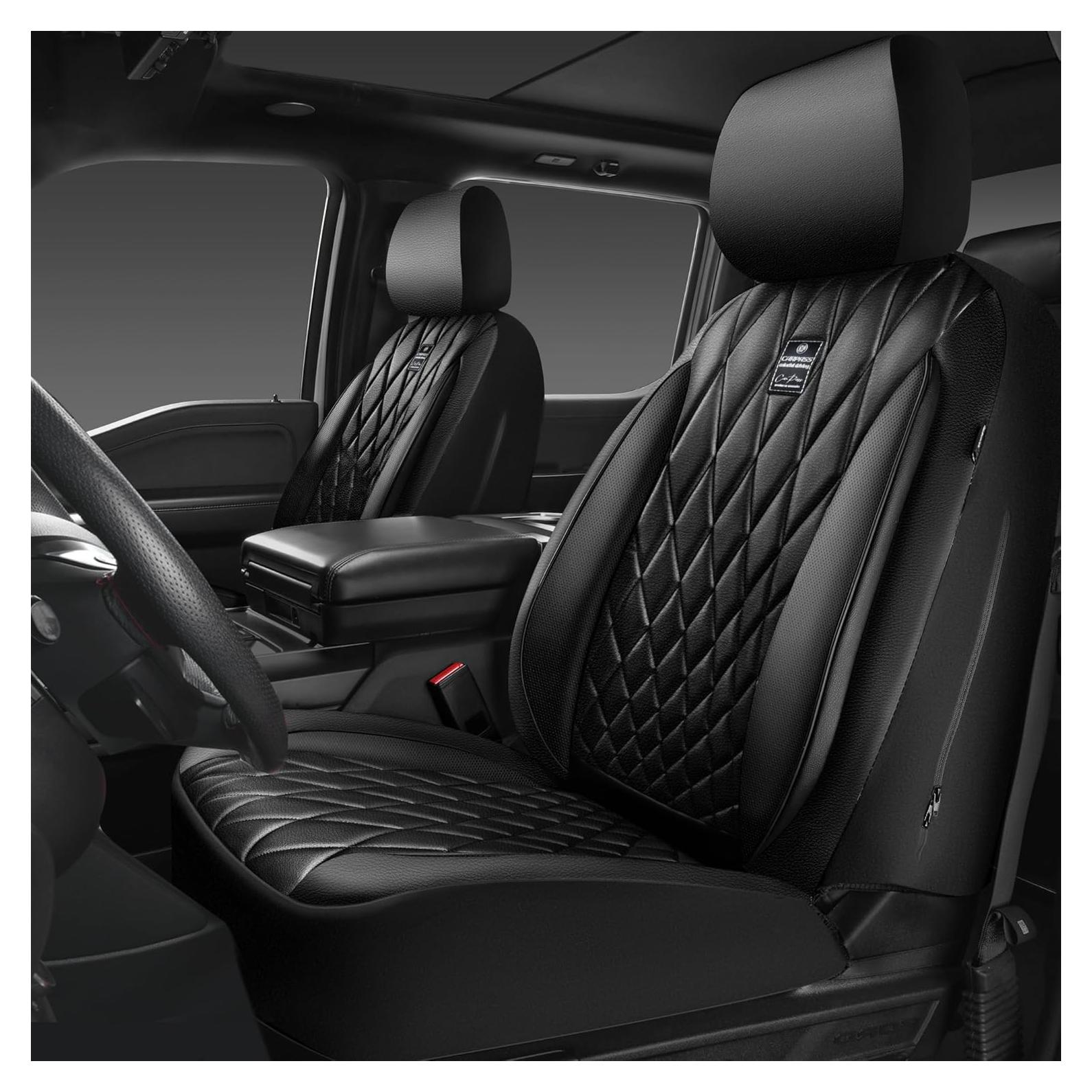 Cubiertas de Asiento Delantero CAR PASS ZT122-BK1PUL2 Negro