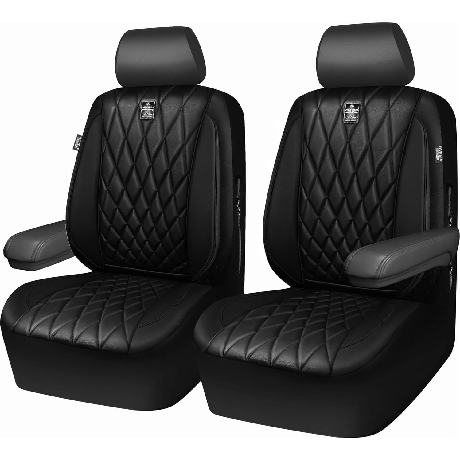 Cubiertas de Asiento Delantero CAR PASS ZT122-BK1PUL2 Negro