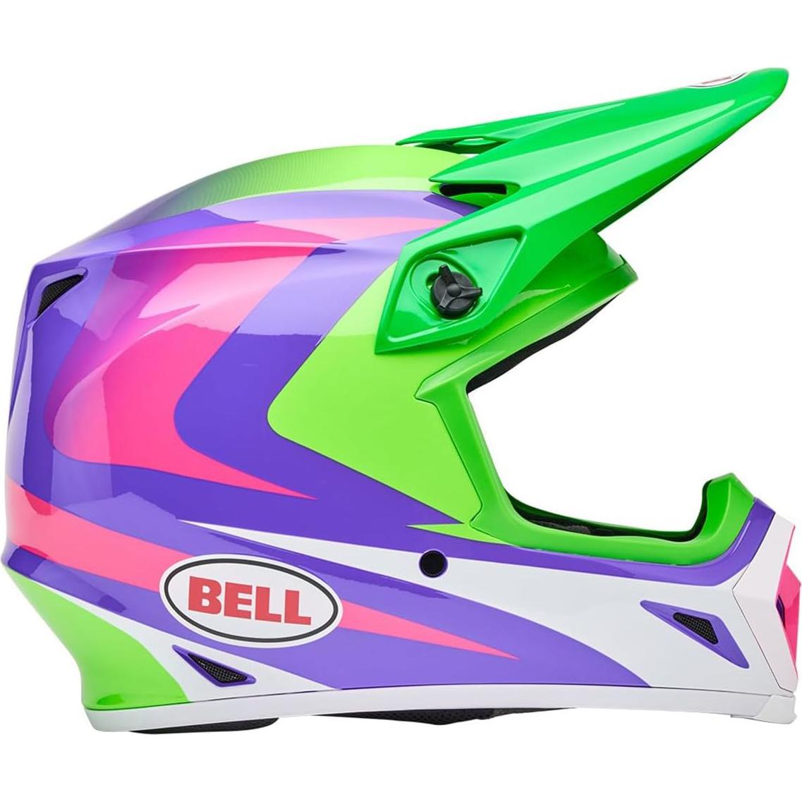 Casco de Motocross BELL MX-9 MIPS Verde Hi-viz Jackal