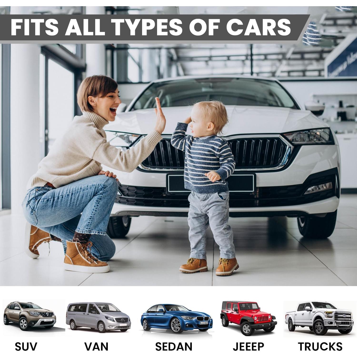 Protector de Asiento de Coche RUNETI Universal Impermeable