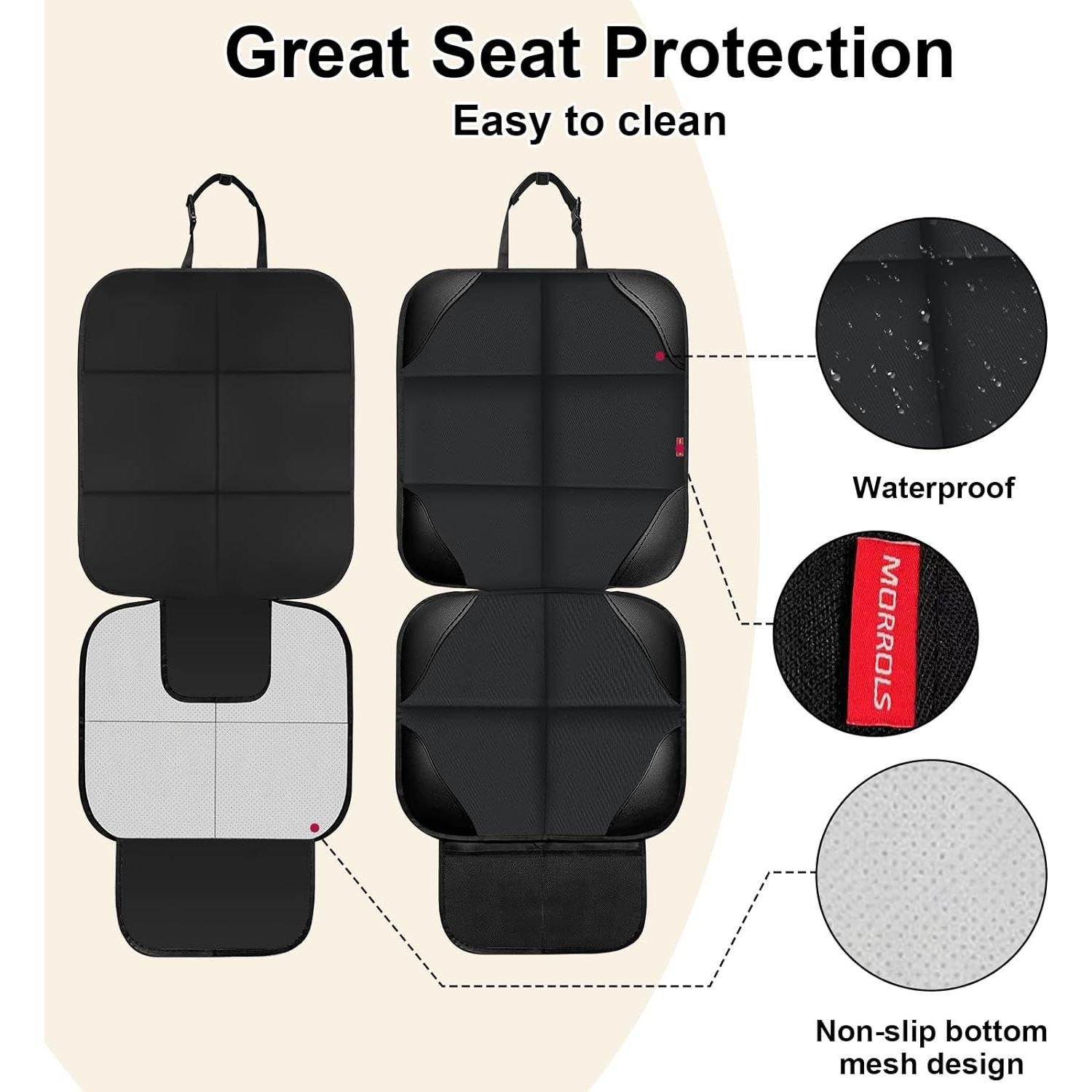 Protector de Asiento de Coche MORROLS Negro Antideslizante