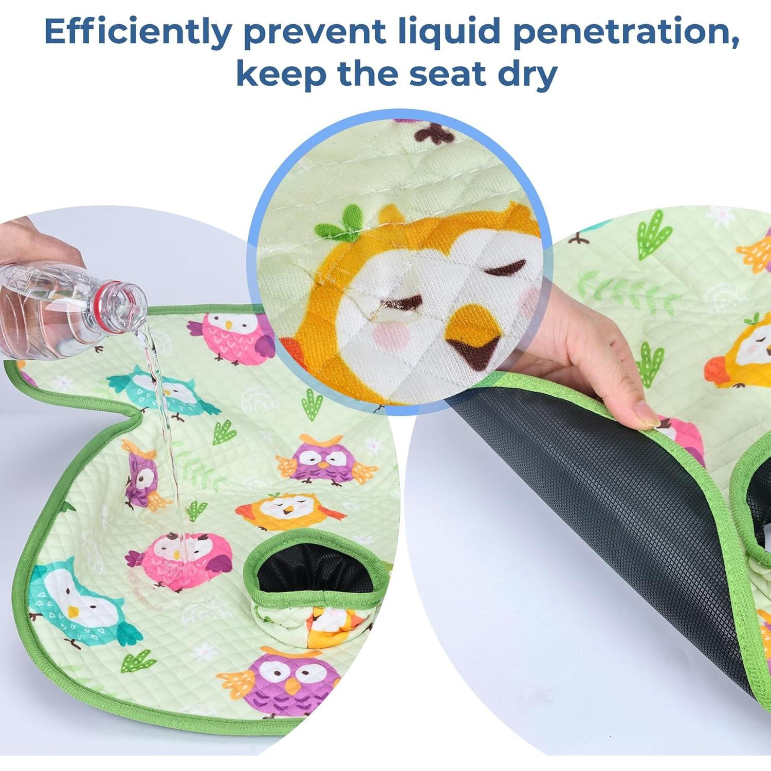 Protector de Asiento de Coche COOLBEBE Verde para Bebés