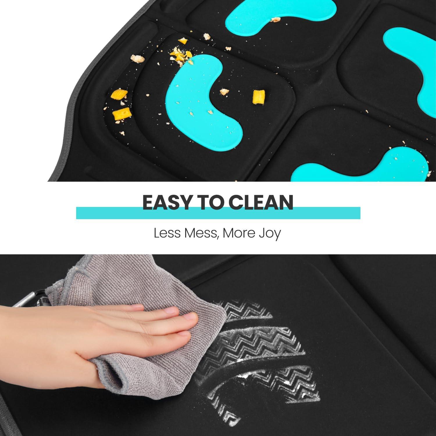 Protector de Asiento de Coche HEYTRIP Negro Azul Universal