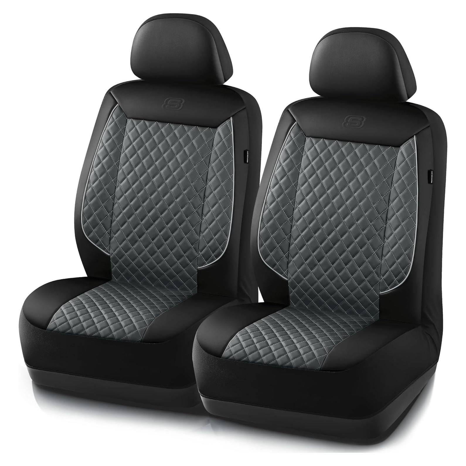 Funda de Asiento de Coche Skechers Gris, Piel Sintética Impermeable